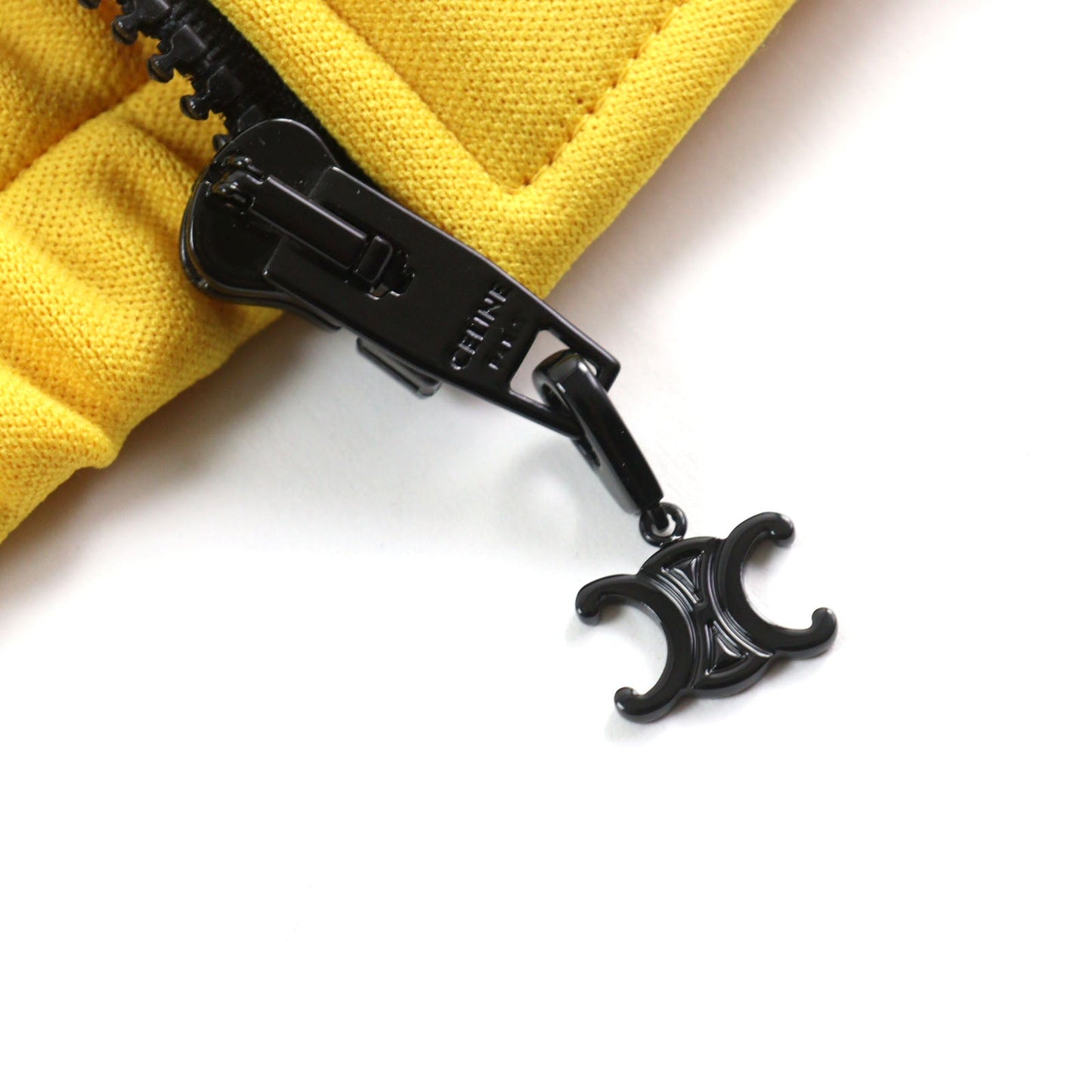 CELINE Track jacket 2Y8311210 Outer: 100% polyester, Part: 100% cotton Yellow black mens XS