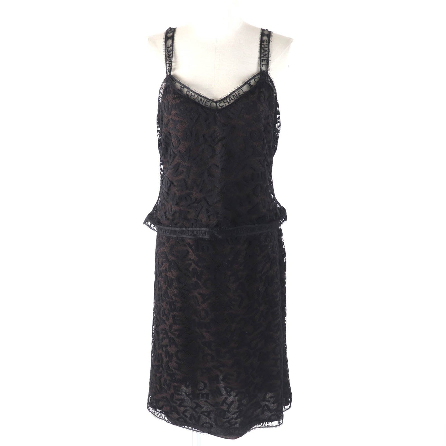 CHANEL setup 98A P12215 Outer: 72% cotton, Outer: 28% polyamide (nylon), Lining: 77% acetate, Lining: 23% polyester black Women 42