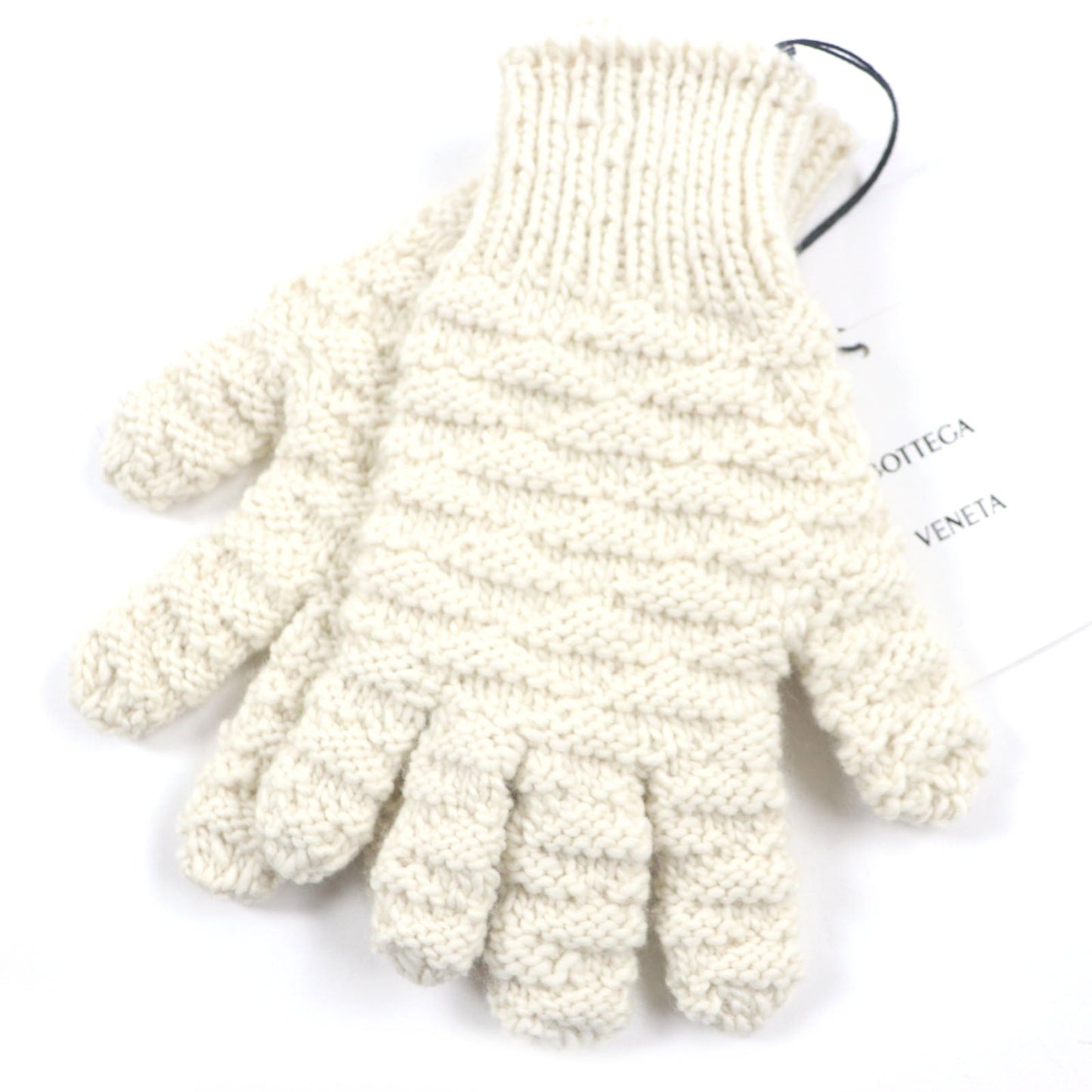 BOTTEGAVENETA gloves 670159 V10K0 Main: 100% wool white mens M