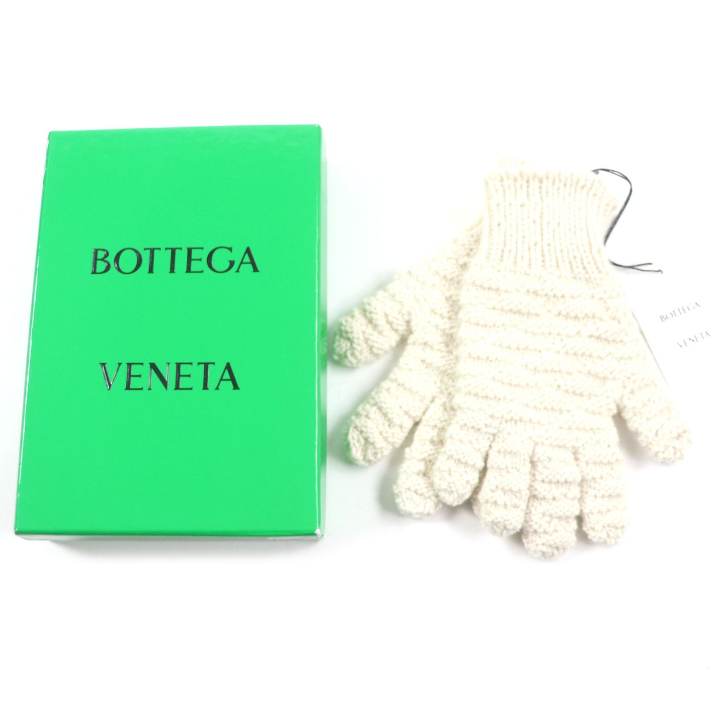 BOTTEGAVENETA gloves 670159 V10K0 Main: 100% wool white mens M