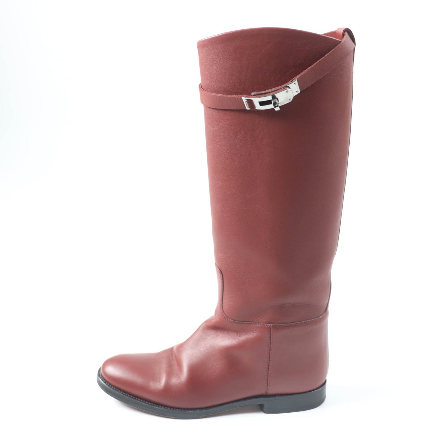 HERMES boots Main: Leather Red type Women 37
