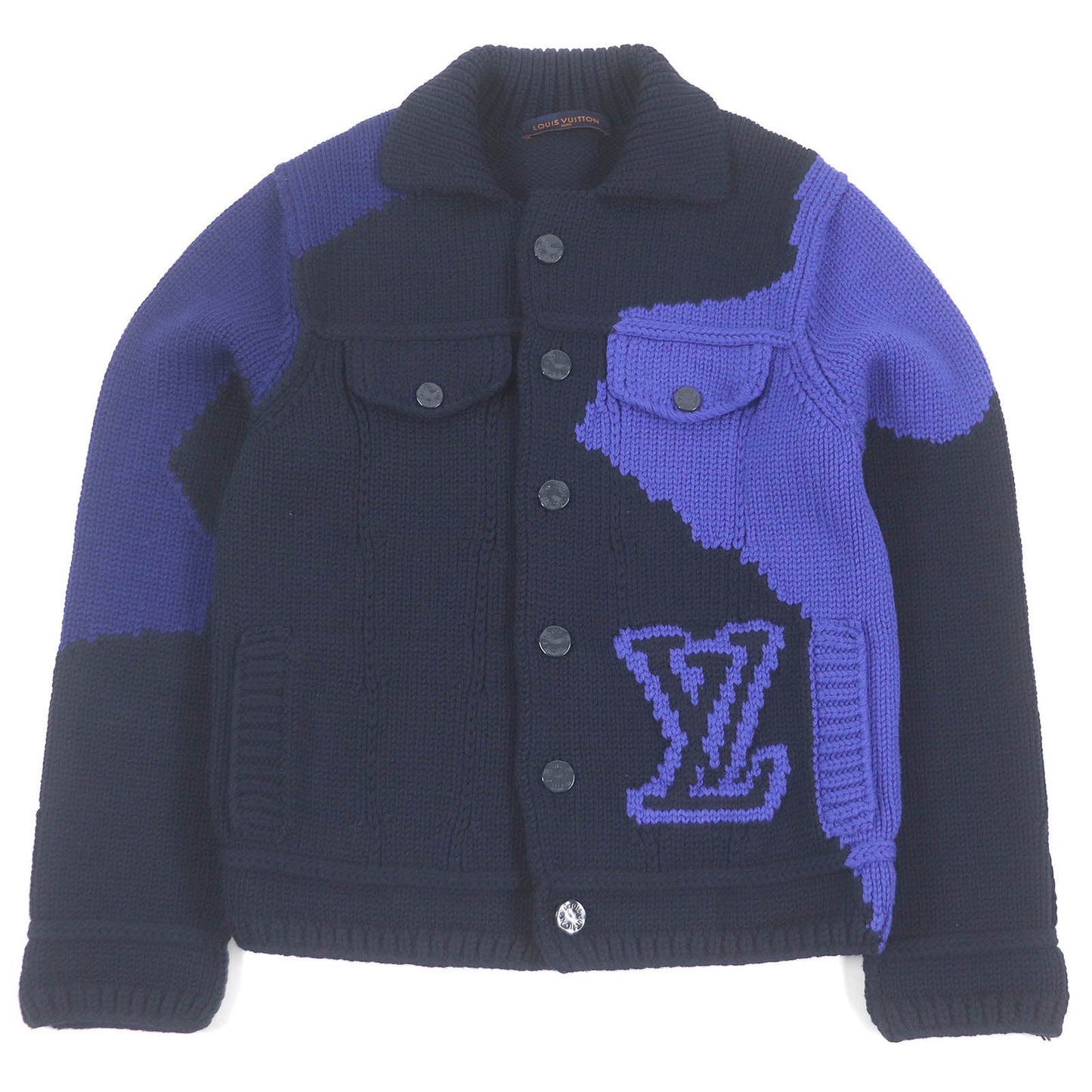 LOUIS VUITTON Jacket Main: 100% wool Navy mens XL