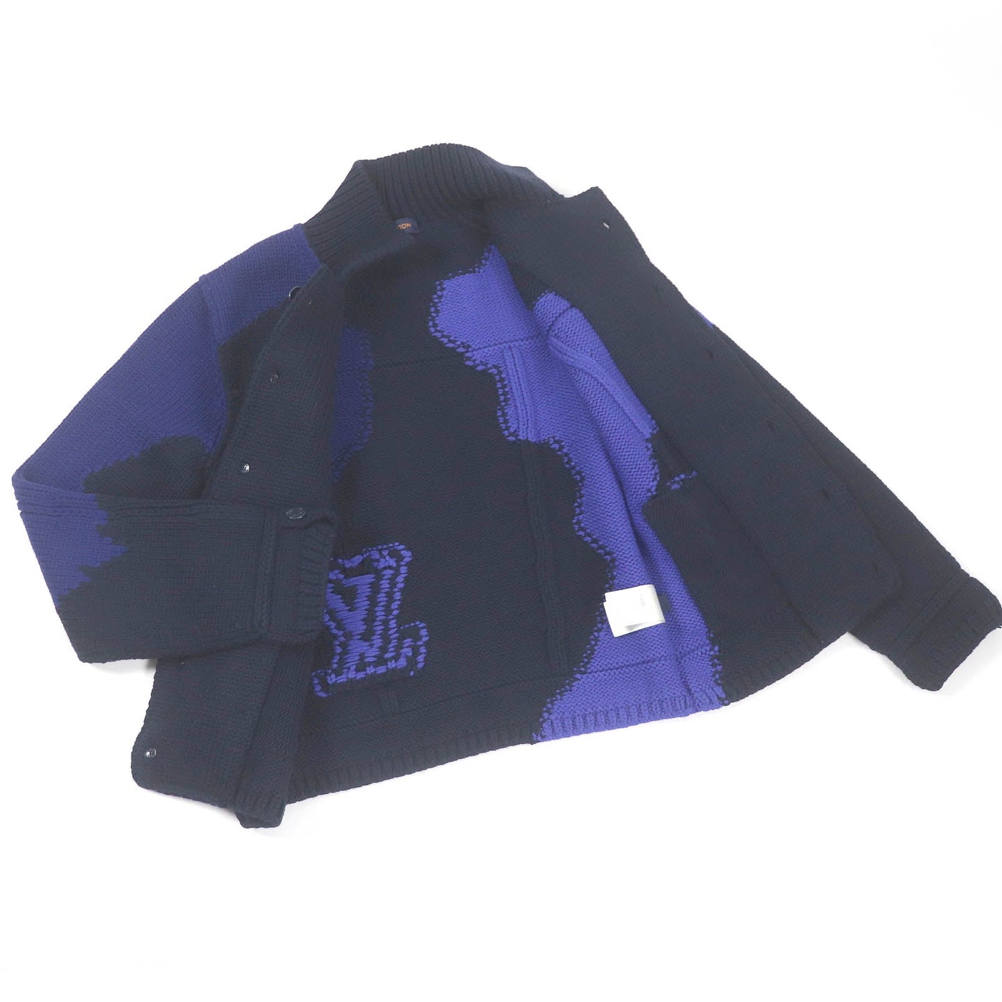 LOUIS VUITTON Jacket wool Navy XL
