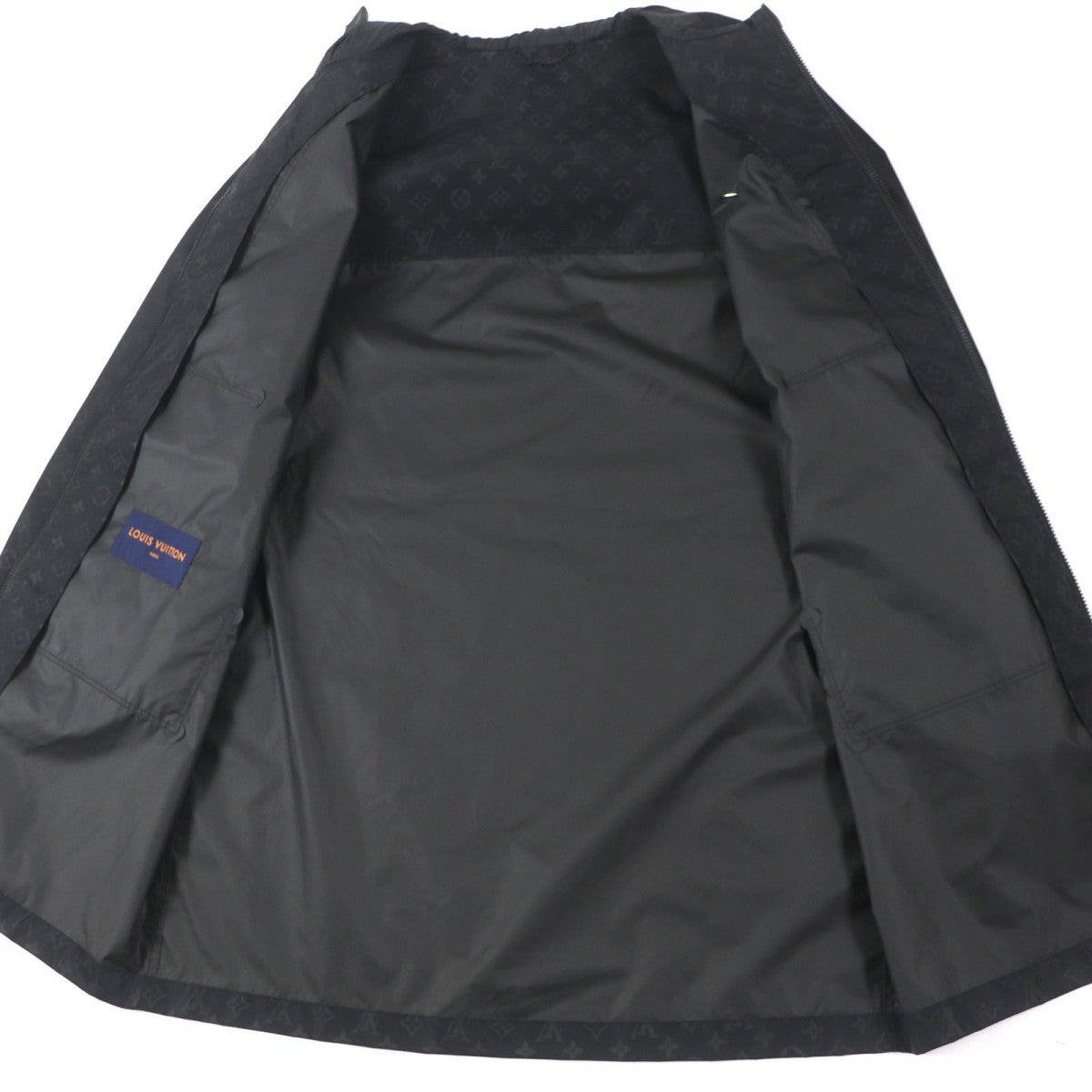 LOUIS VUITTON Mountain Hoodie HNK48W Outer: 100% nylon, Lining: 100% nylon black mens 50