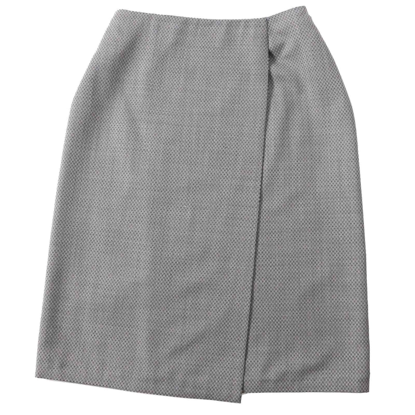 HERMES skirt Outer material: 90% wool, Outer material: 10% silk Black beige Margiela period Women 34