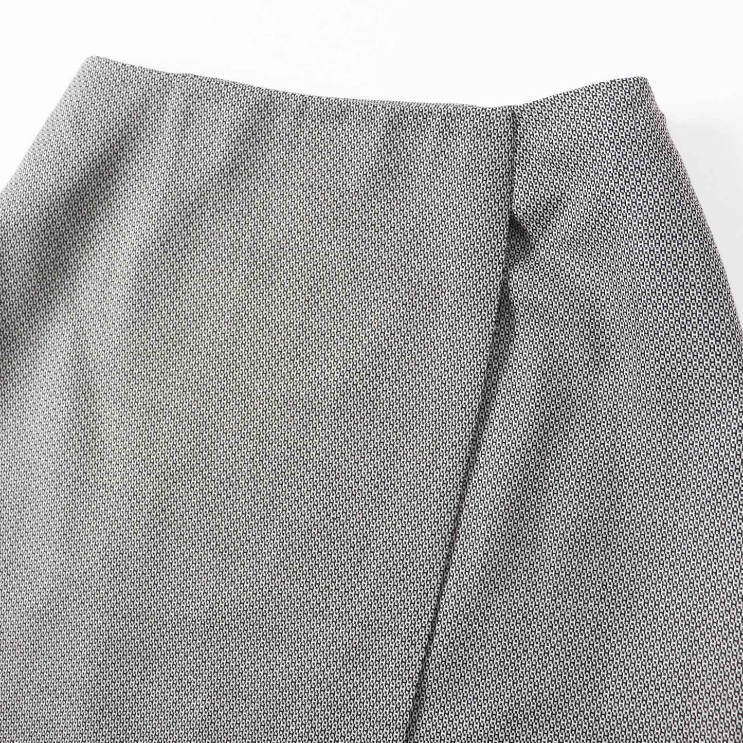 HERMES skirt Outer material: 90% wool, Outer material: 10% silk Black beige Margiela period Women 34
