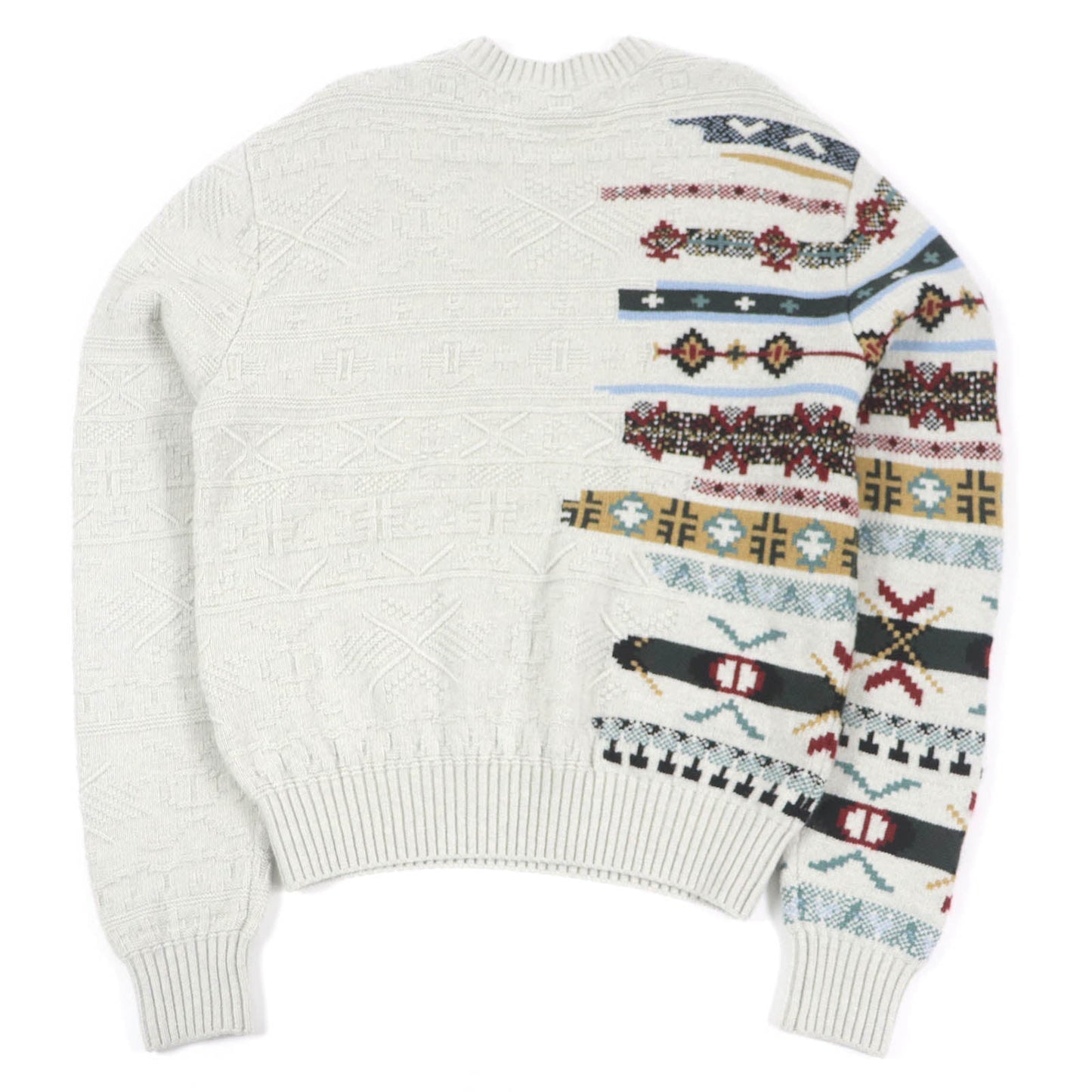 HERMES knit Main: 55% wool, 43% cashmere, 2% nylon Light gray Couleurs en cours mens S