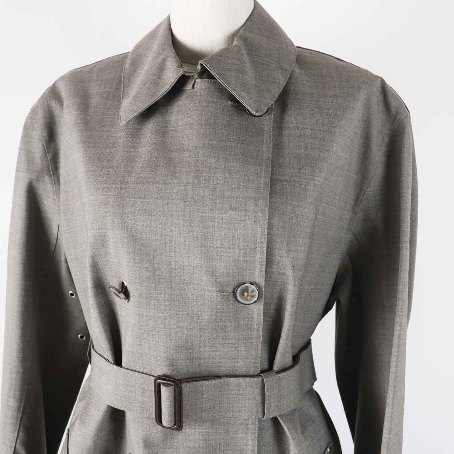 HERMES coat Outer: 100% wool, Lining: 100% cotton gray Margiela period Women SM