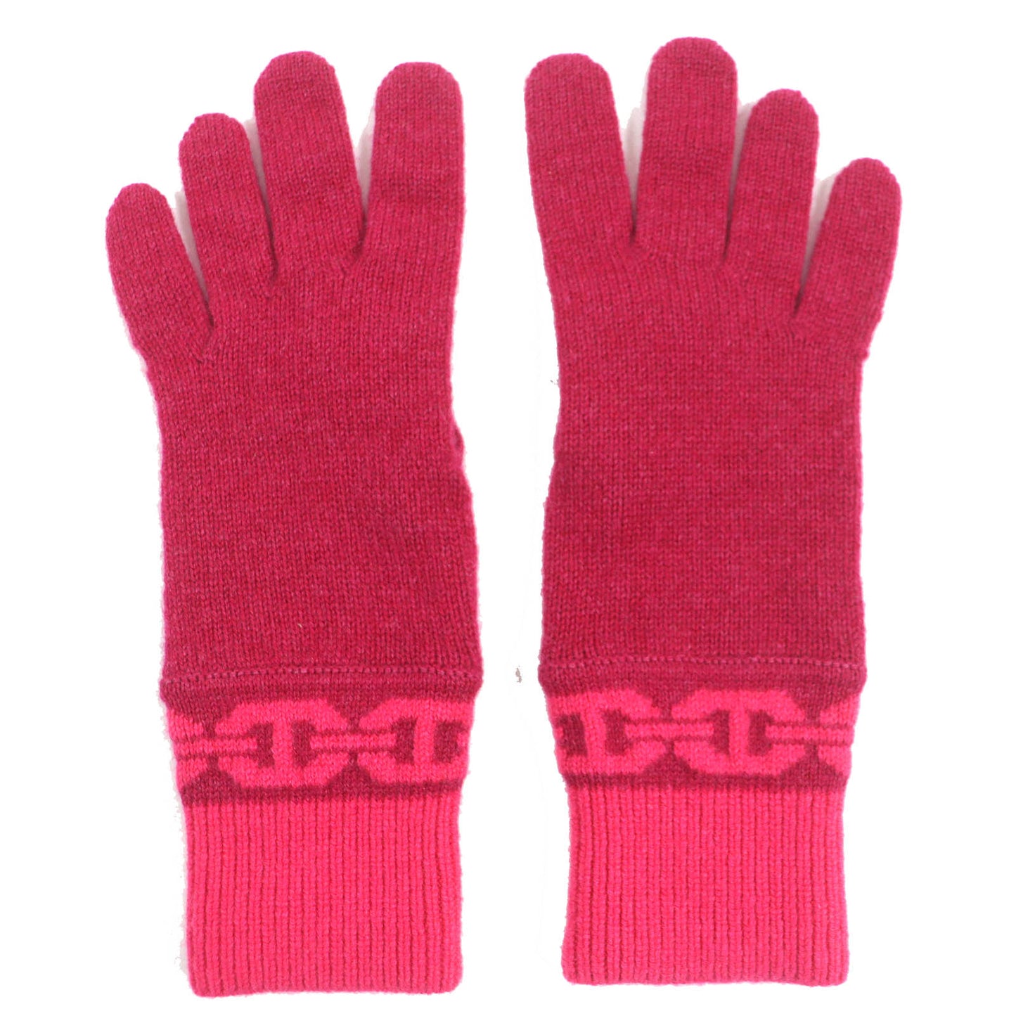 HERMES gloves H232006G Main: 99% cashmere, Main: 1% elastane Rose Extreme HEAVEN Women S