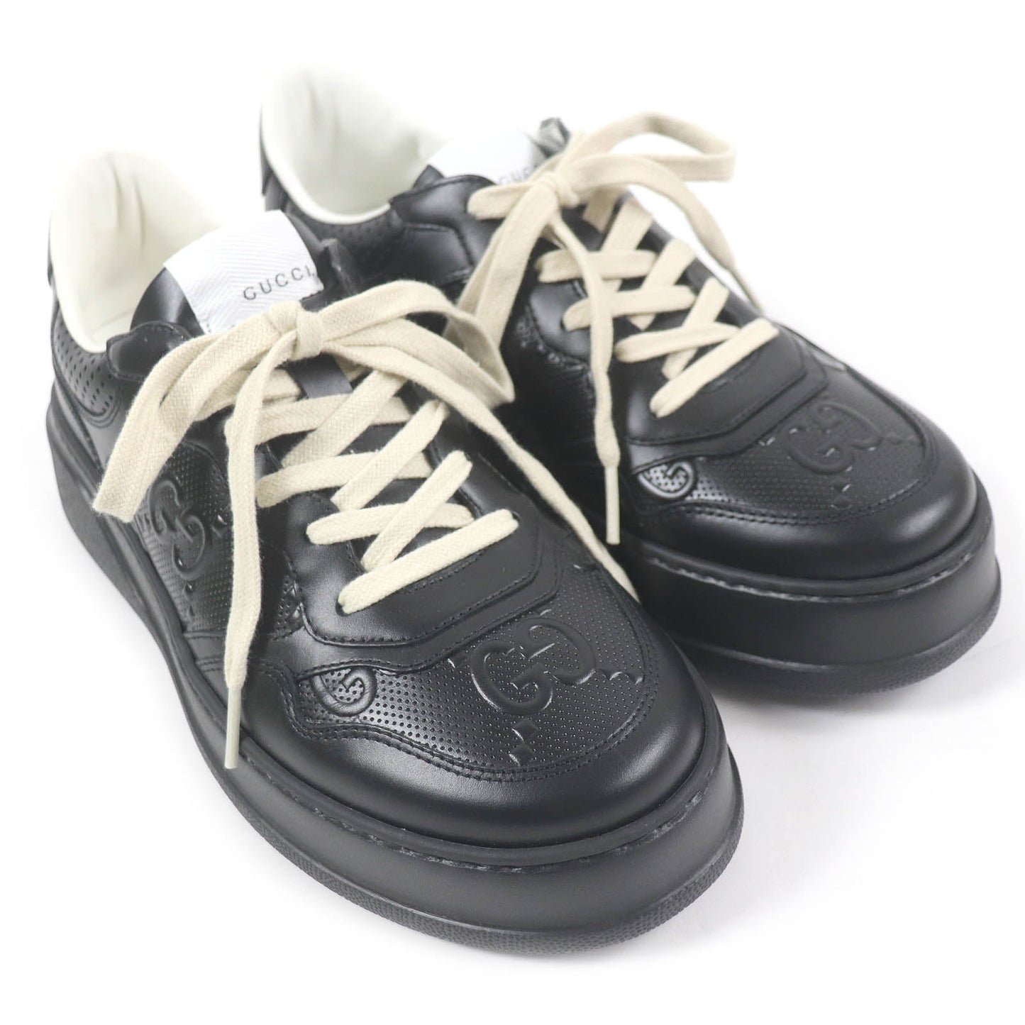 GUCCI sneakers 669582 Main: Leather black mens 6