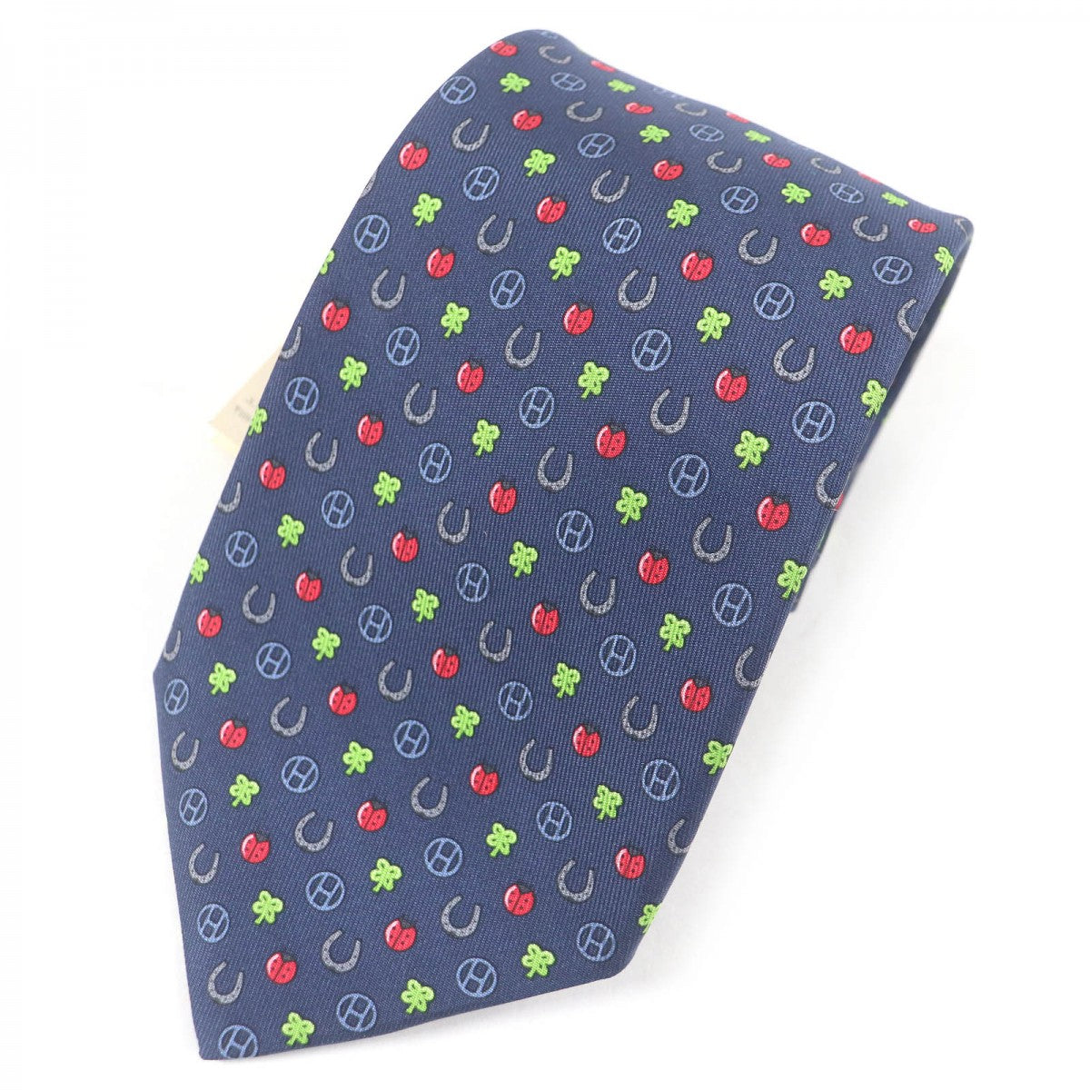 HERMES tie H606012T Main: 100% silk Marin JOB INTERVIEW mens