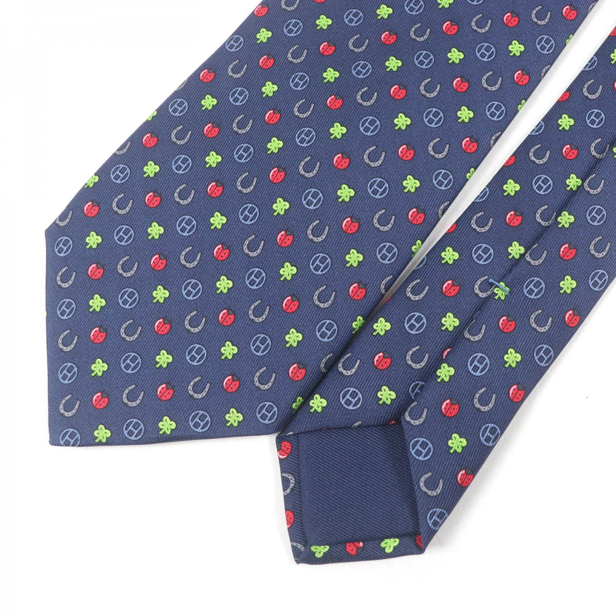 HERMES tie H606012T Main: 100% silk Marin JOB INTERVIEW mens