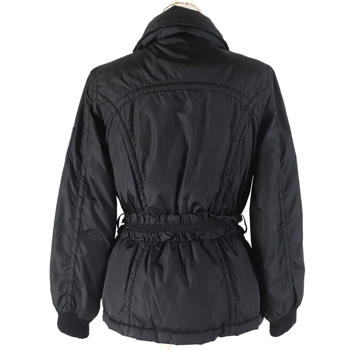 LOUIS VUITTON Down jacket Outer: 99% nylon, Outer: 1% polyurethane, Lining: 100% silk black Women 36