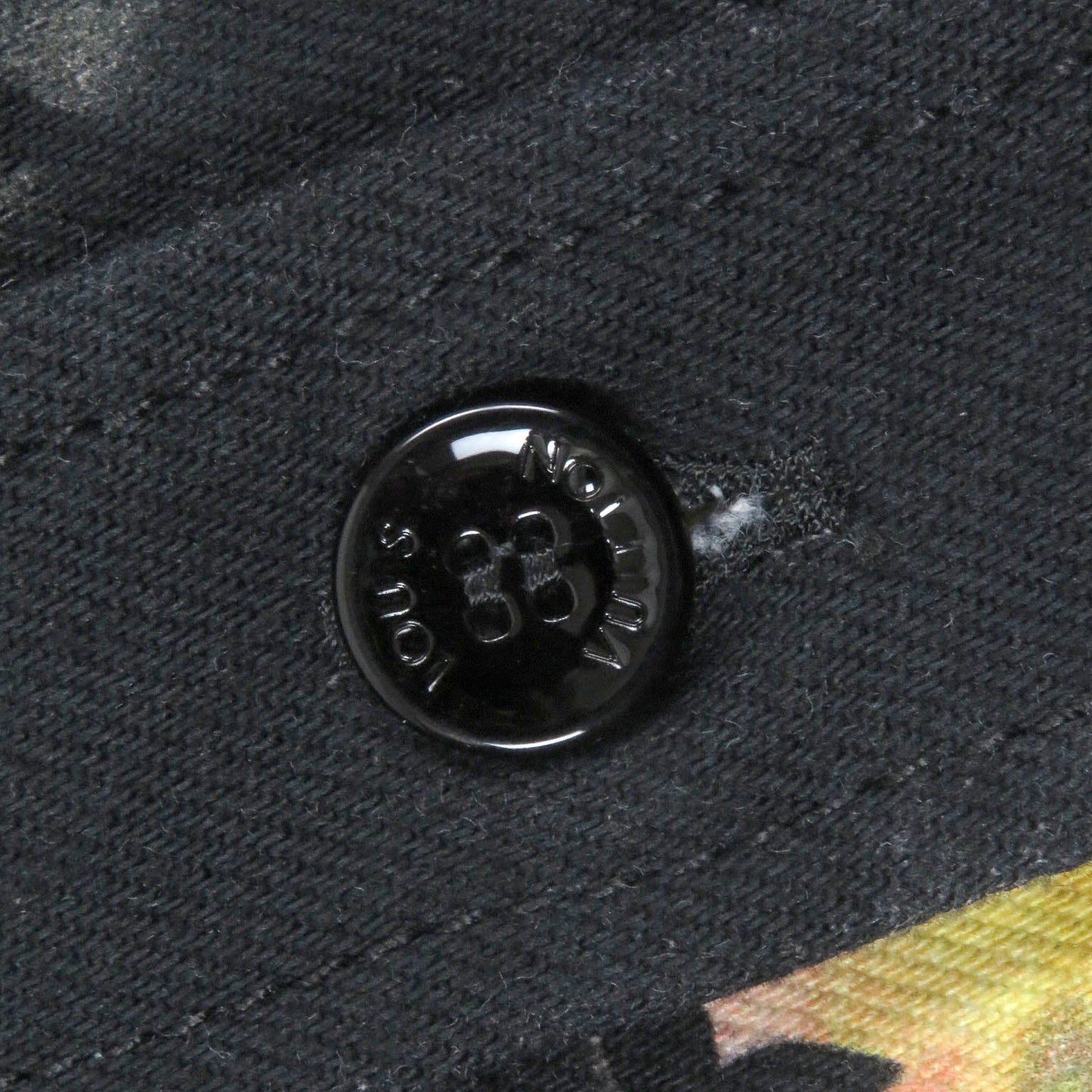 LOUIS VUITTON Denim Jacket Main: 100% cotton Black type Multicolor mens L