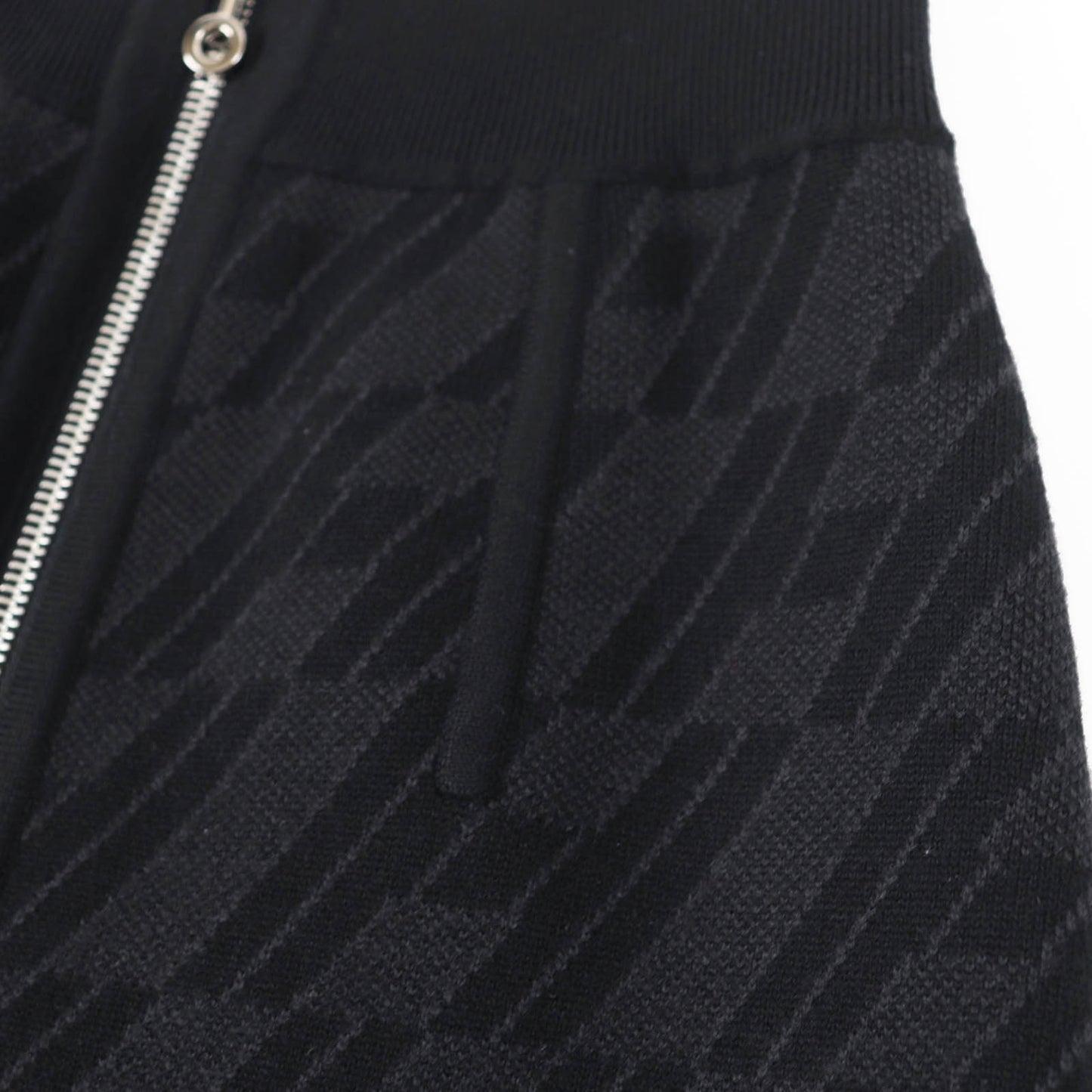 HERMES skirt 3H2300D2 Main: 88% wool, Main: 10% cashmere, Main: 2% polyurethane, Part: 84% wool, Part: 9% cashmere Black Grey Women 34