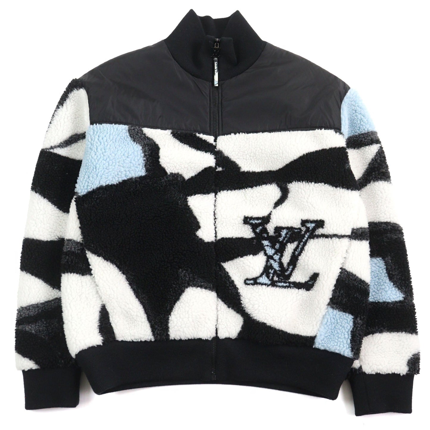 LOUIS VUITTON Jacket HQY18W Outer: 55% polyester, Outer: 45% acrylic, Lining: 85% polyester, Lining: 15% polyurethane, Part: 100% nylon multicolor mens L