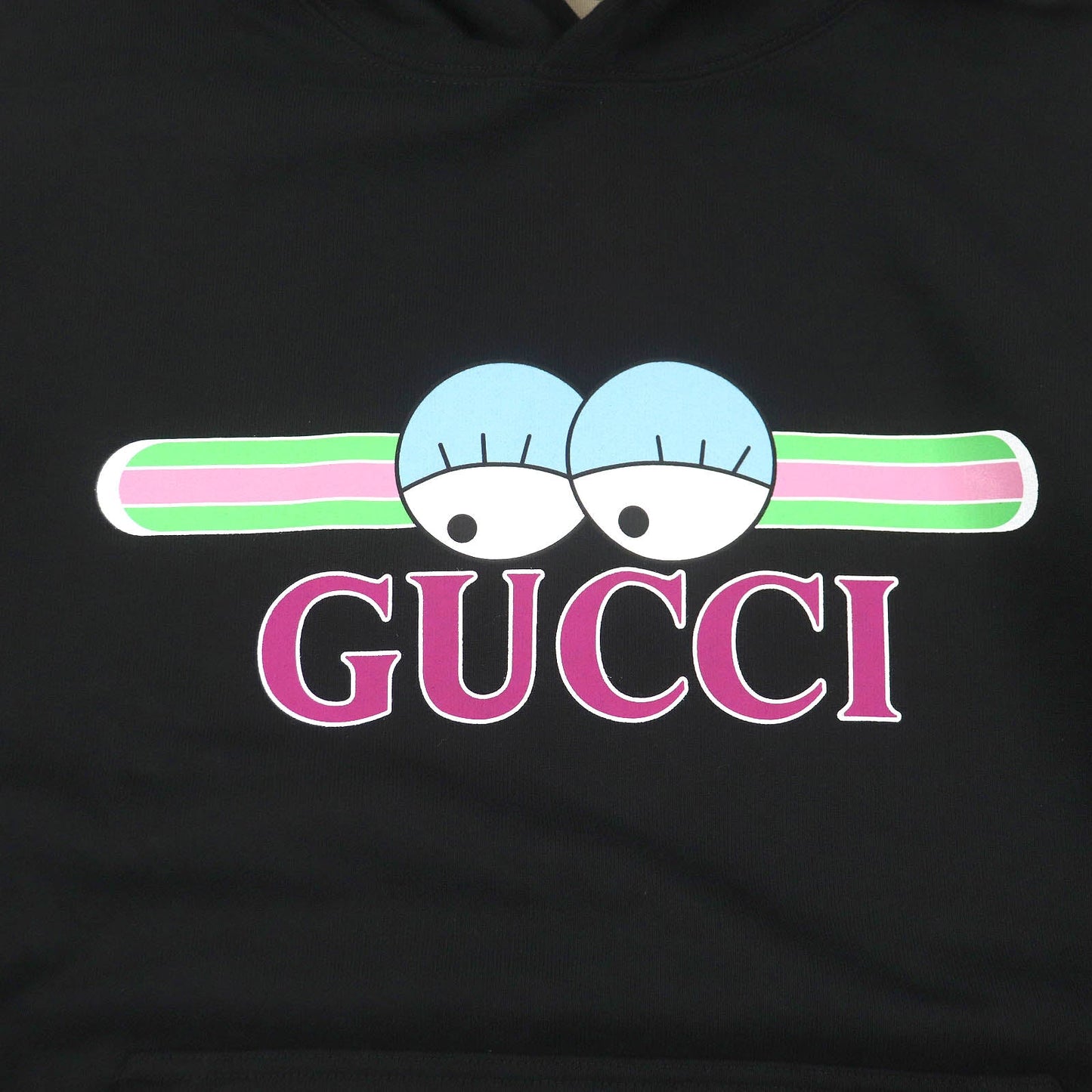 GUCCI Hoodie 782788 Main: 100% cotton, part: 97% cotton, part: 3% polyurethane black mens S