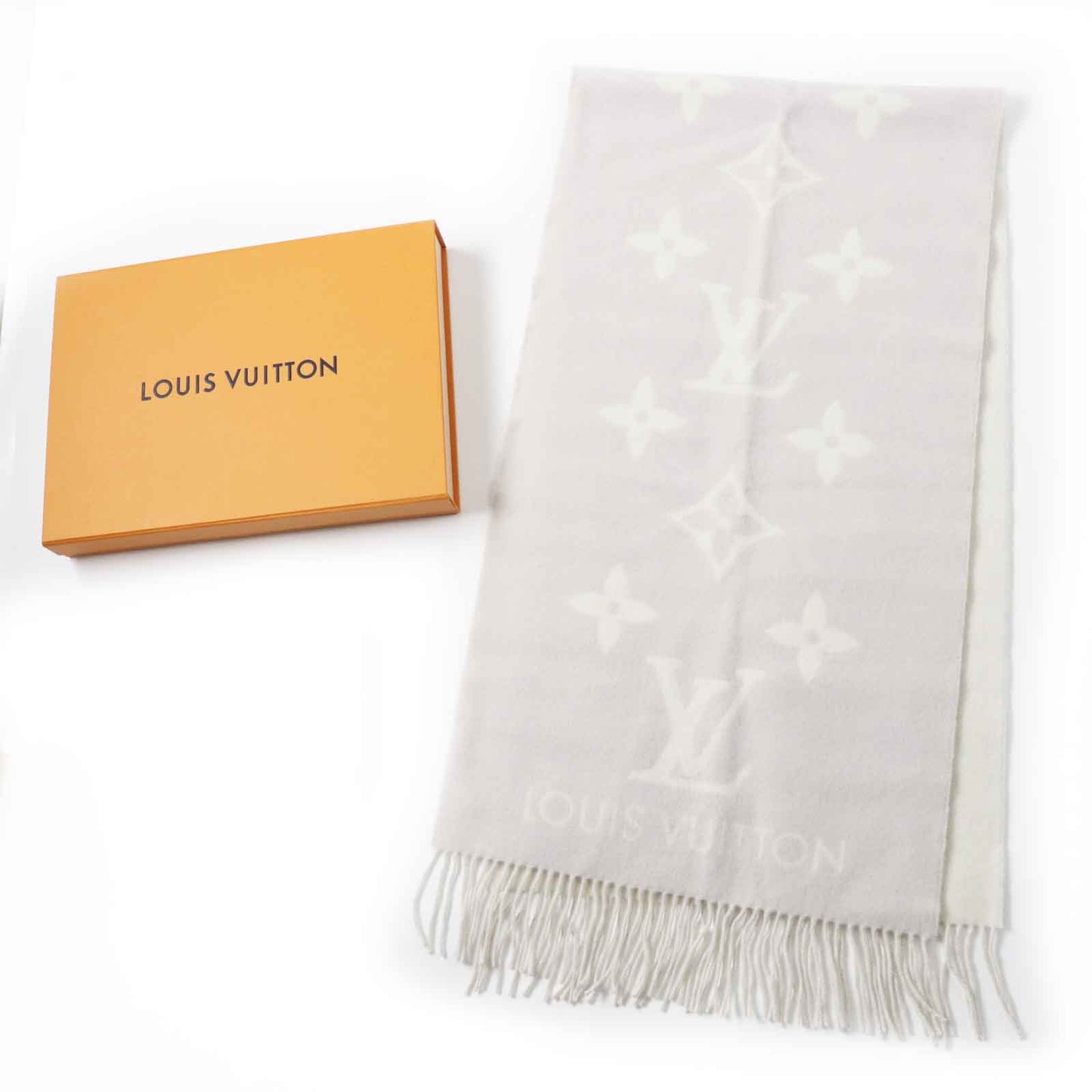 LOUIS VUITTON Scarf M78909 Main: 100% cashmere Gurege muffler reykjavik Women