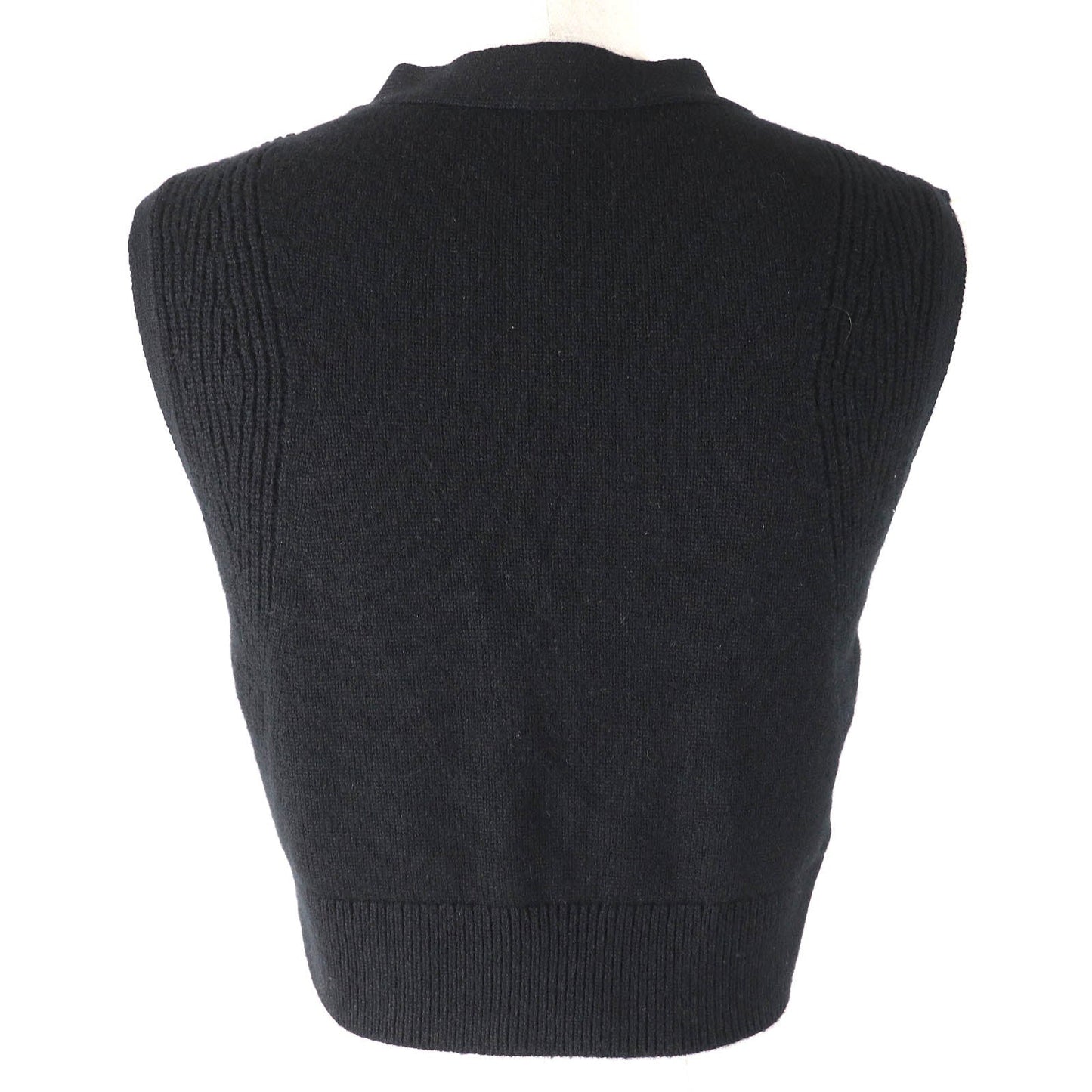 HERMES Vest 4E2721D1 Main: 100% cashmere black Women 36