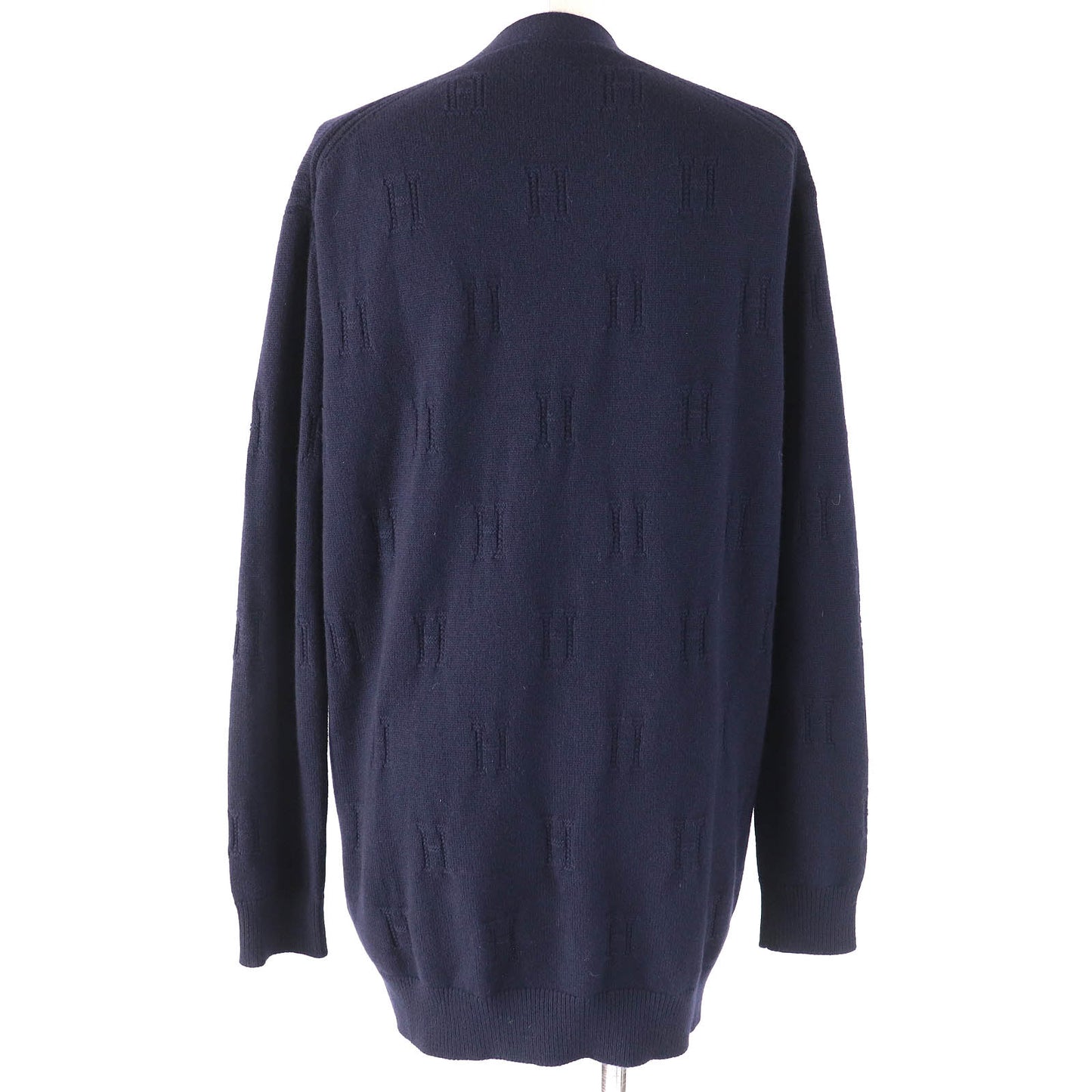 HERMES cardigan Main: 100% wool Navy Women 38