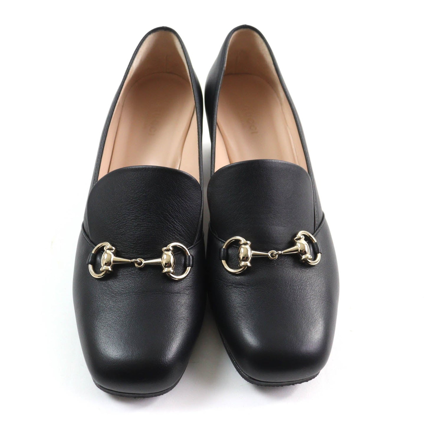 GUCCI pumps 466701 Main: Leather black Women 38 1/2