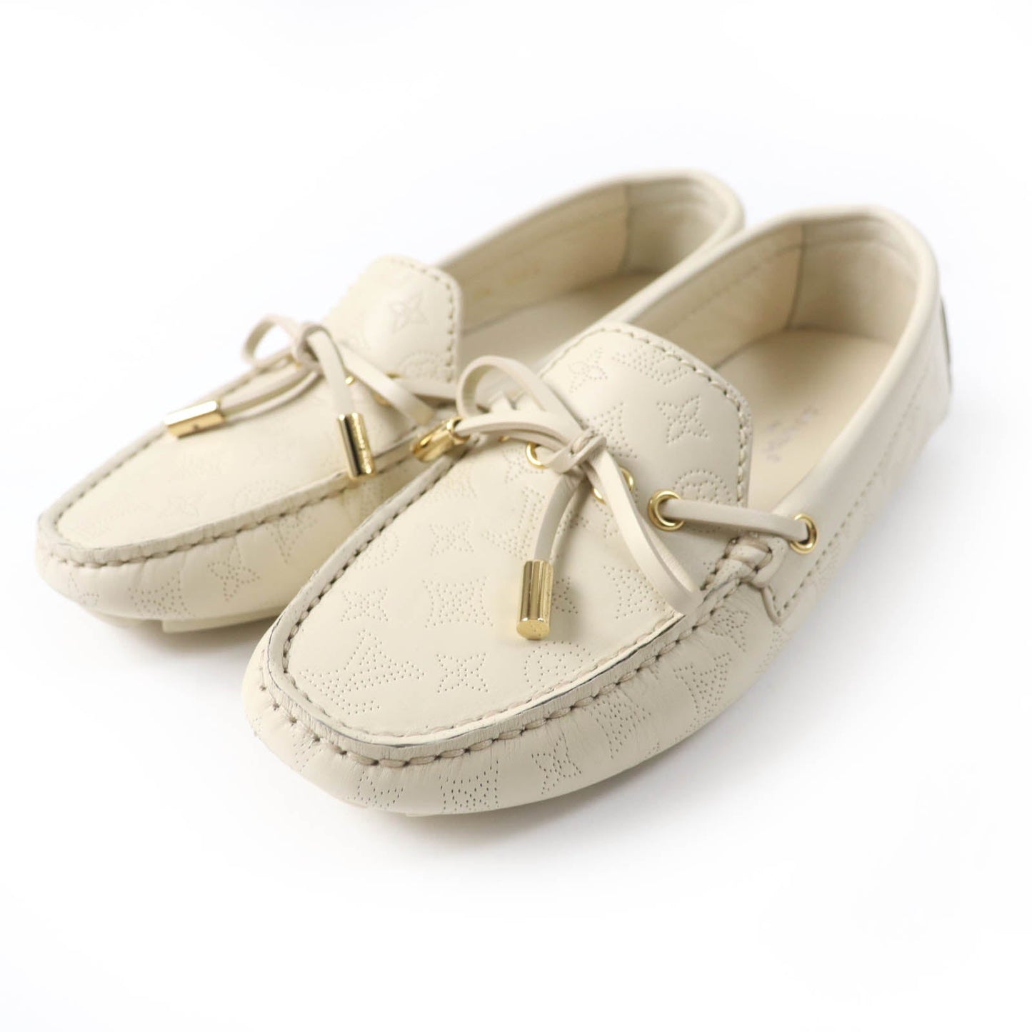 LOUIS VUITTON loafers 1ACHAU Main: Leather light beige Gloria Lyne Women 35