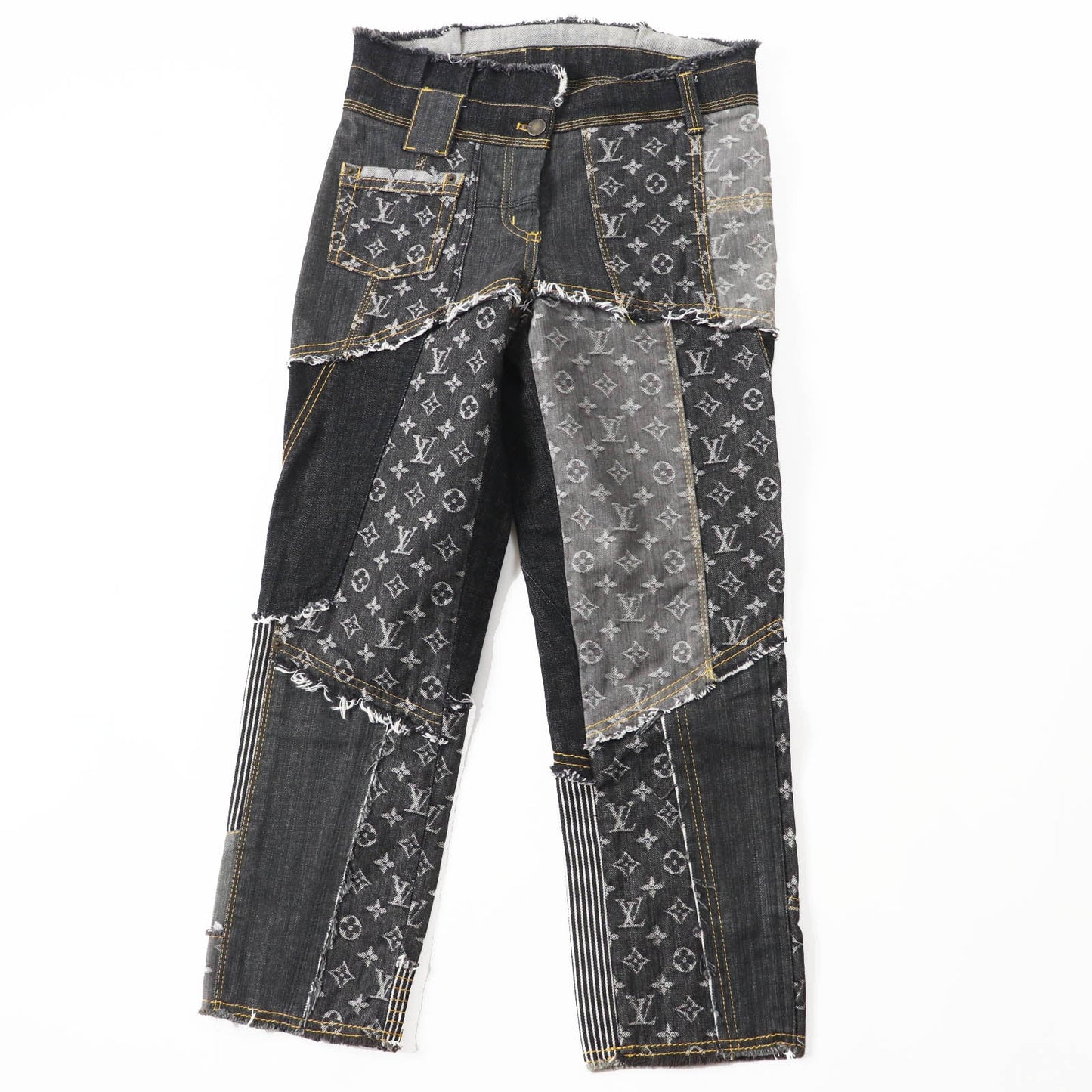 LOUIS VUITTON Denim pants 07SS Main: 98% cotton, Main: 2% polyurethane Indigo Blue Gray type Women 34