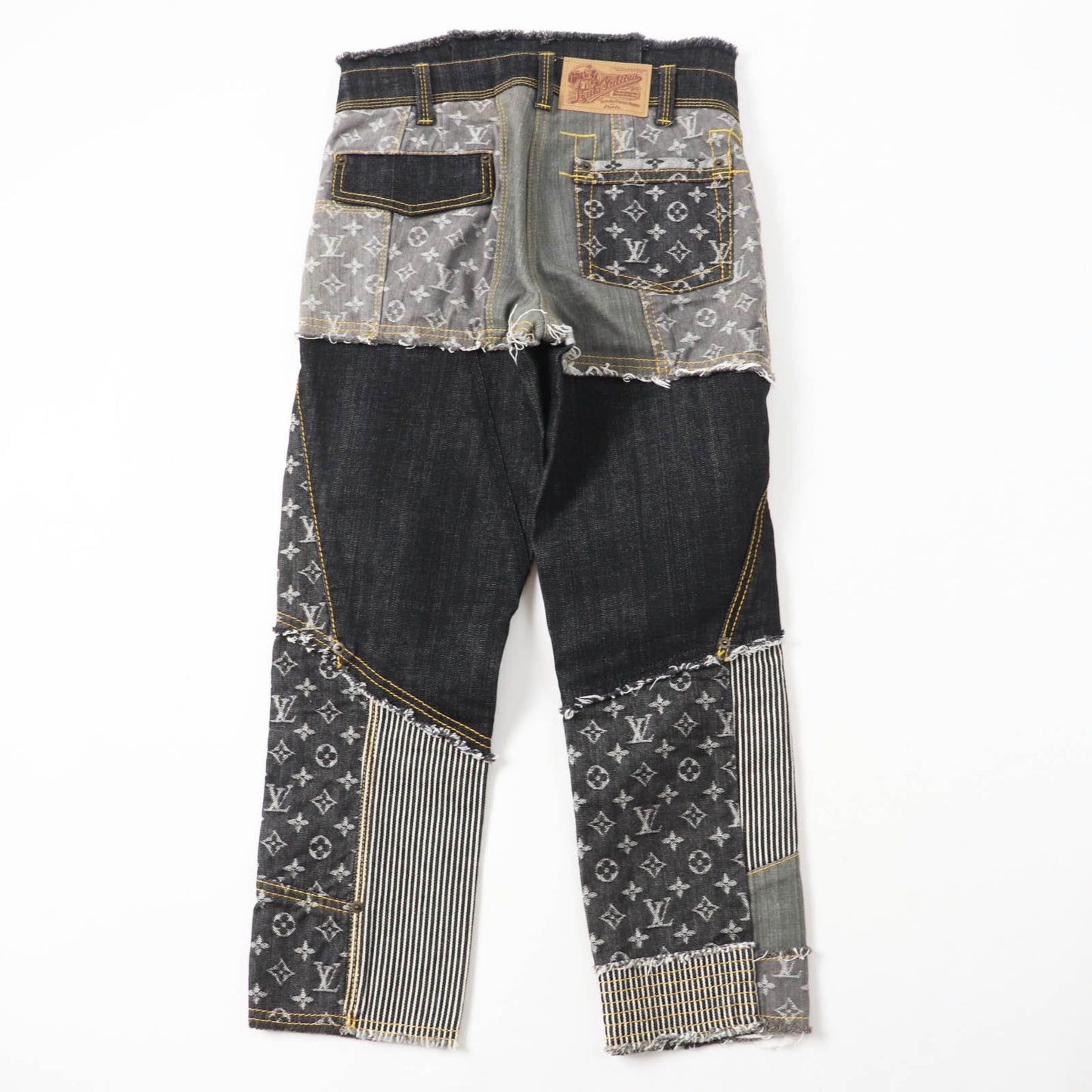 LOUIS VUITTON Denim pants 07SS Main: 98% cotton, Main: 2% polyurethane Indigo Blue Gray type Women 34