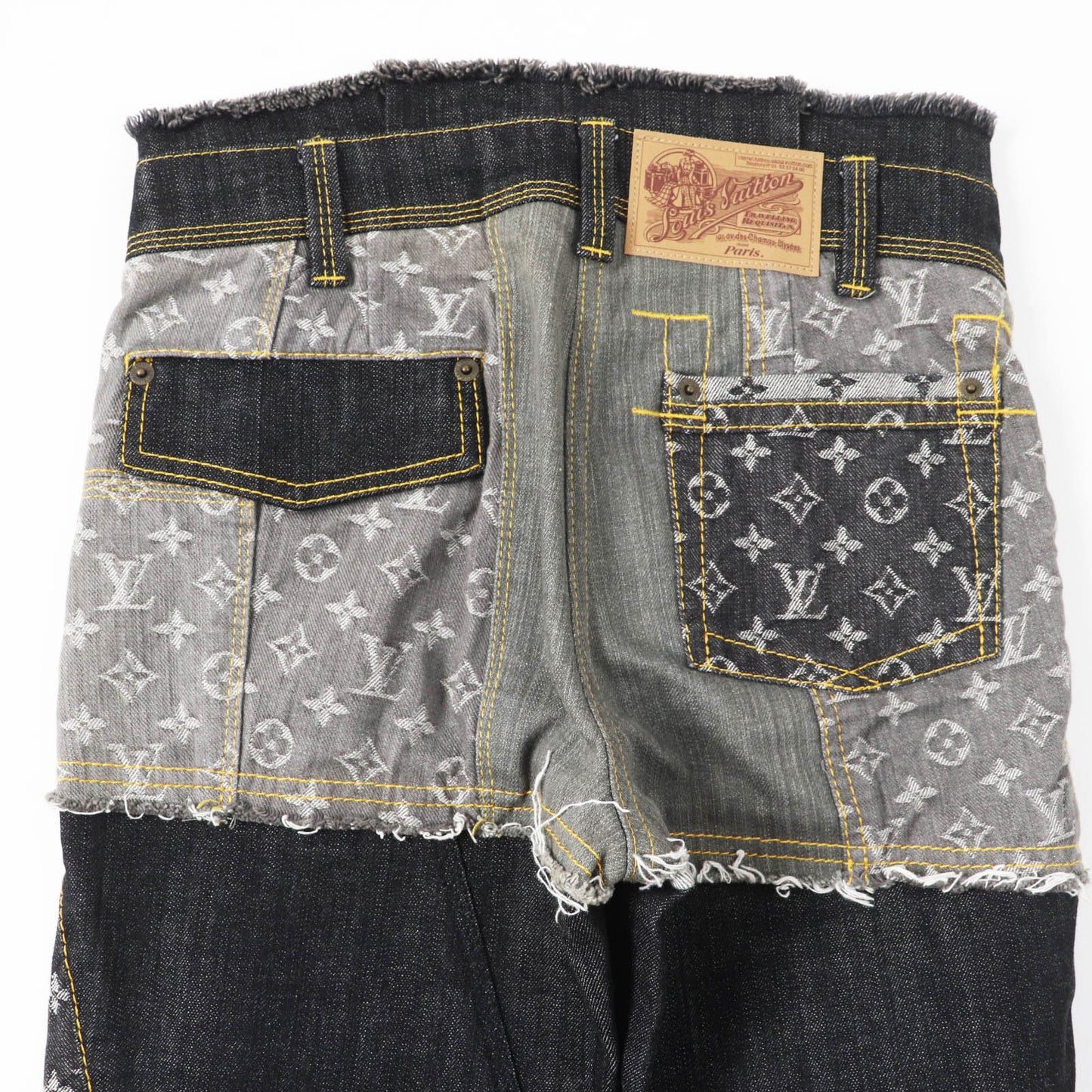 LOUIS VUITTON Denim pants 07SS Main: 98% cotton, Main: 2% polyurethane Indigo Blue Gray type Women 34