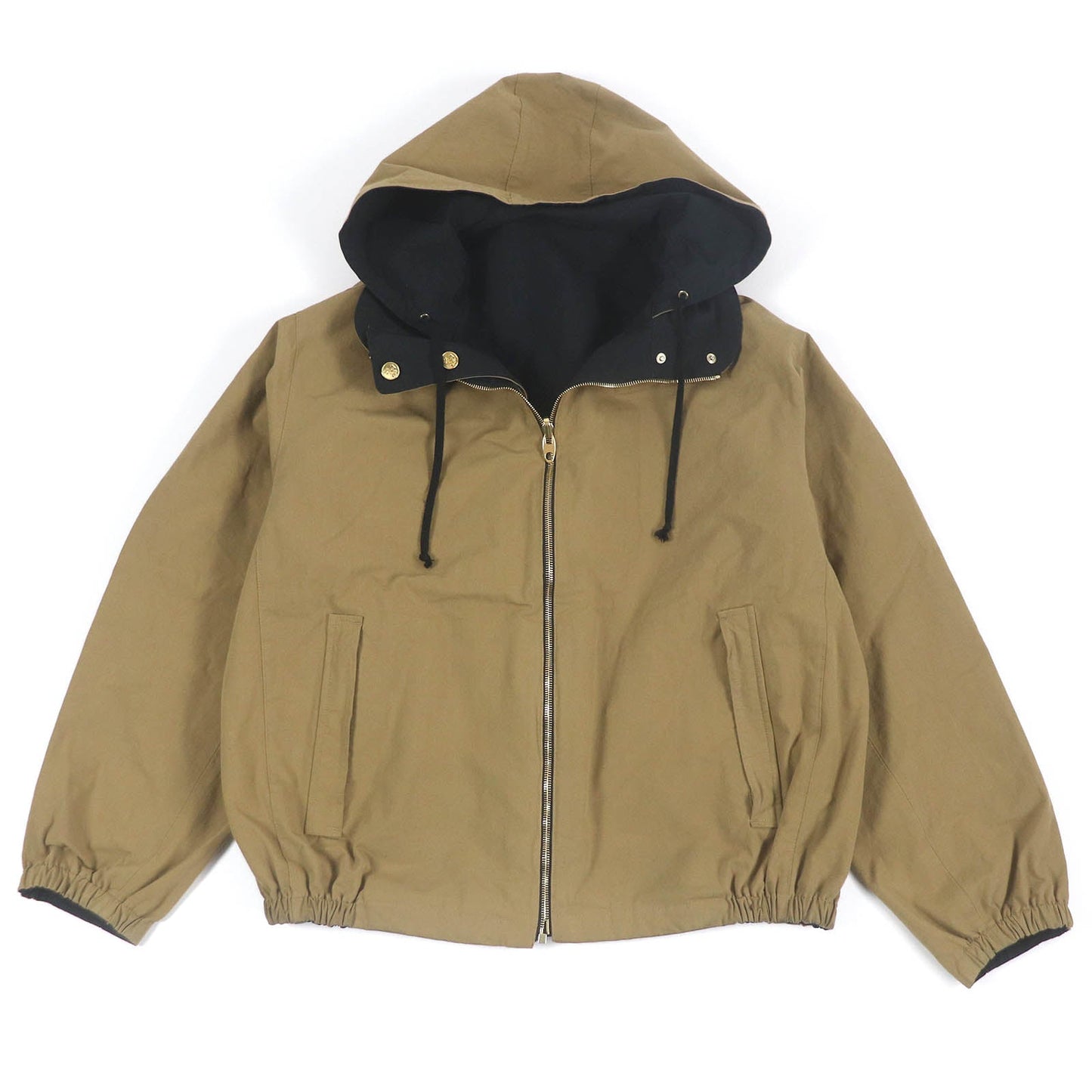 GUCCI Military jacket 609509 Main: 50% cotton, Main: 50% nylon, Part: Cowhide Beige black mens 50