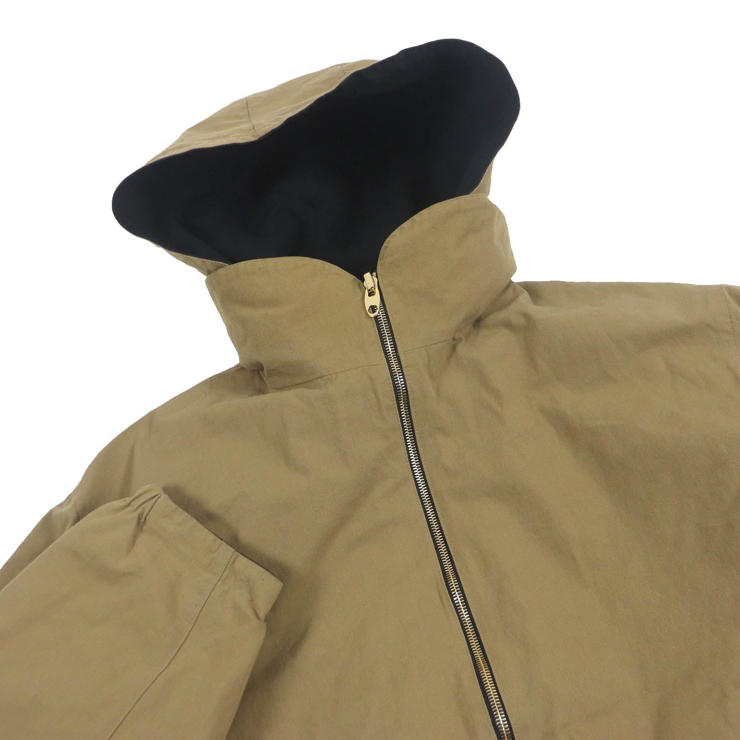 GUCCI Military jacket 609509 Main: 50% cotton, Main: 50% nylon, Part: Cowhide Beige black mens 50