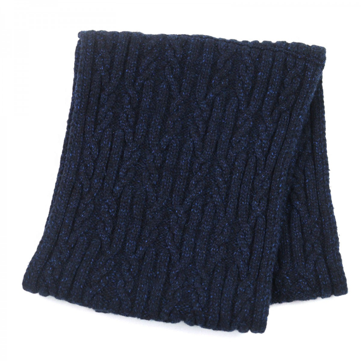 HERMES Snood Main: 63% wool, 34% cashmere, 3% silk Navy type mens