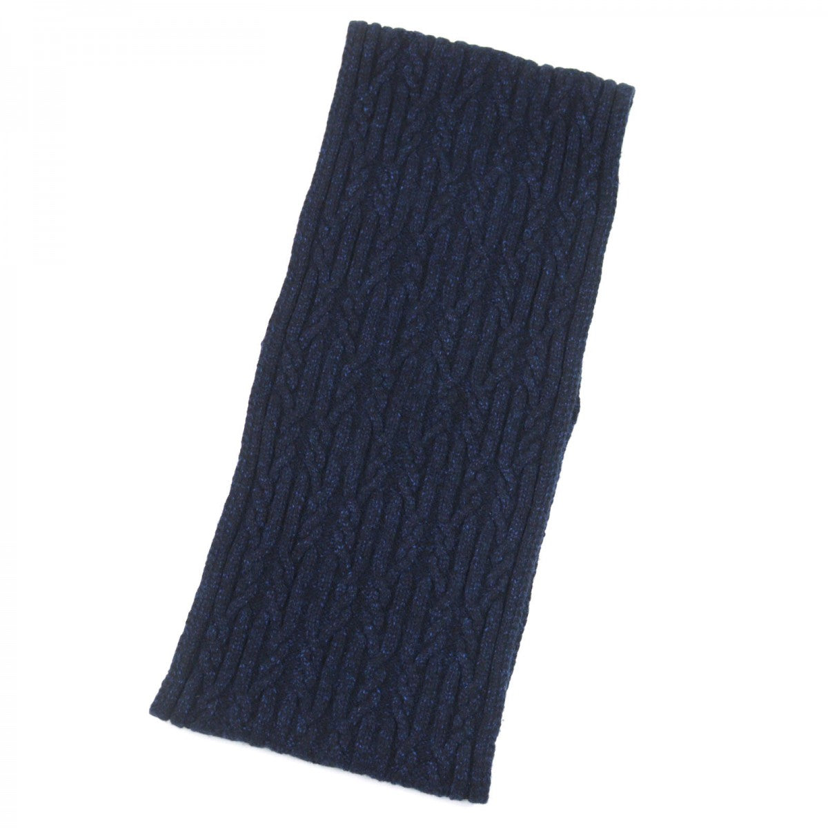HERMES Snood Main: 63% wool, 34% cashmere, 3% silk Navy type mens