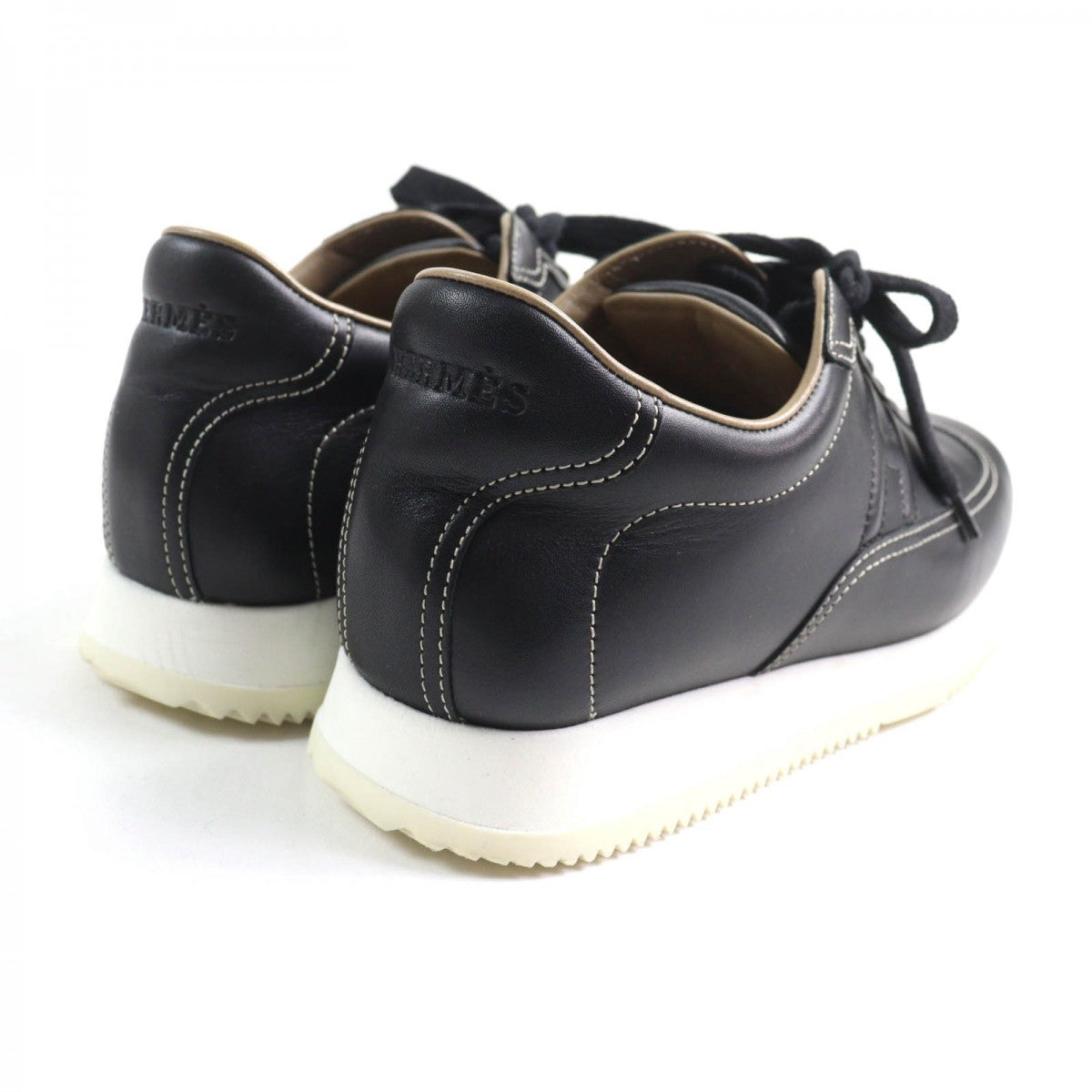 HERMES Low cut sneakers 192214Z Main: Leather black quick Women 37