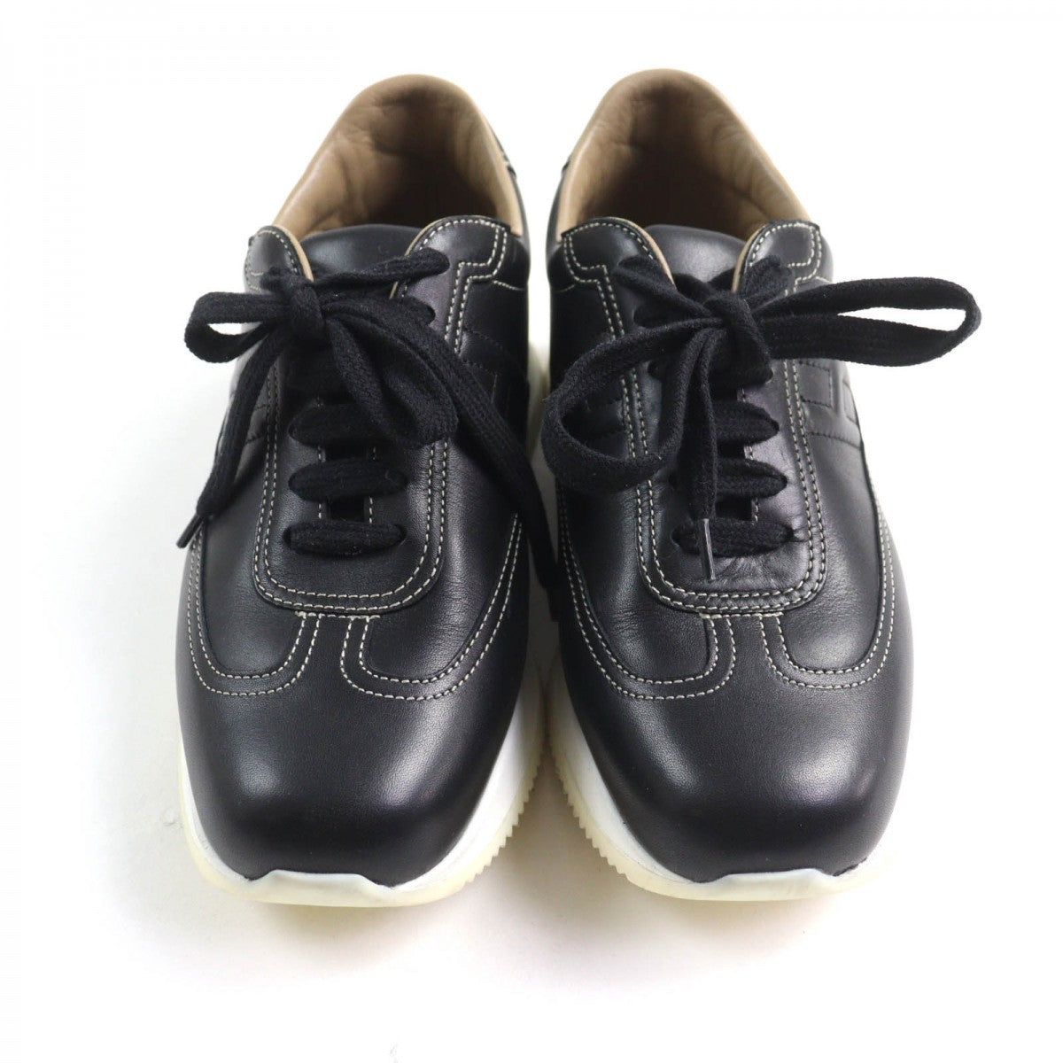 HERMES Low cut sneakers 192214Z Main: Leather black quick Women 37