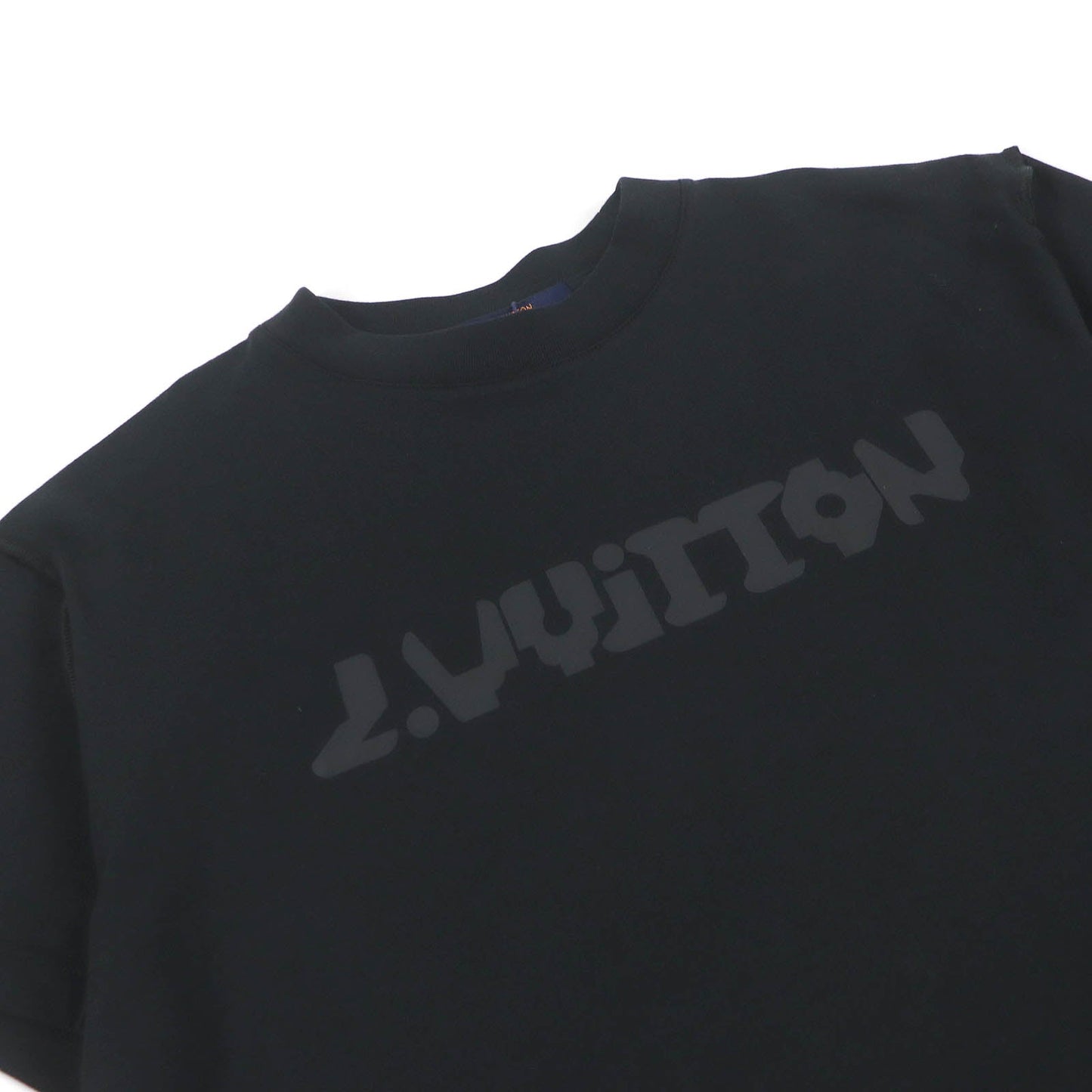 LOUIS VUITTON Short sleeve T-shirt Main: 100% cotton black mens S