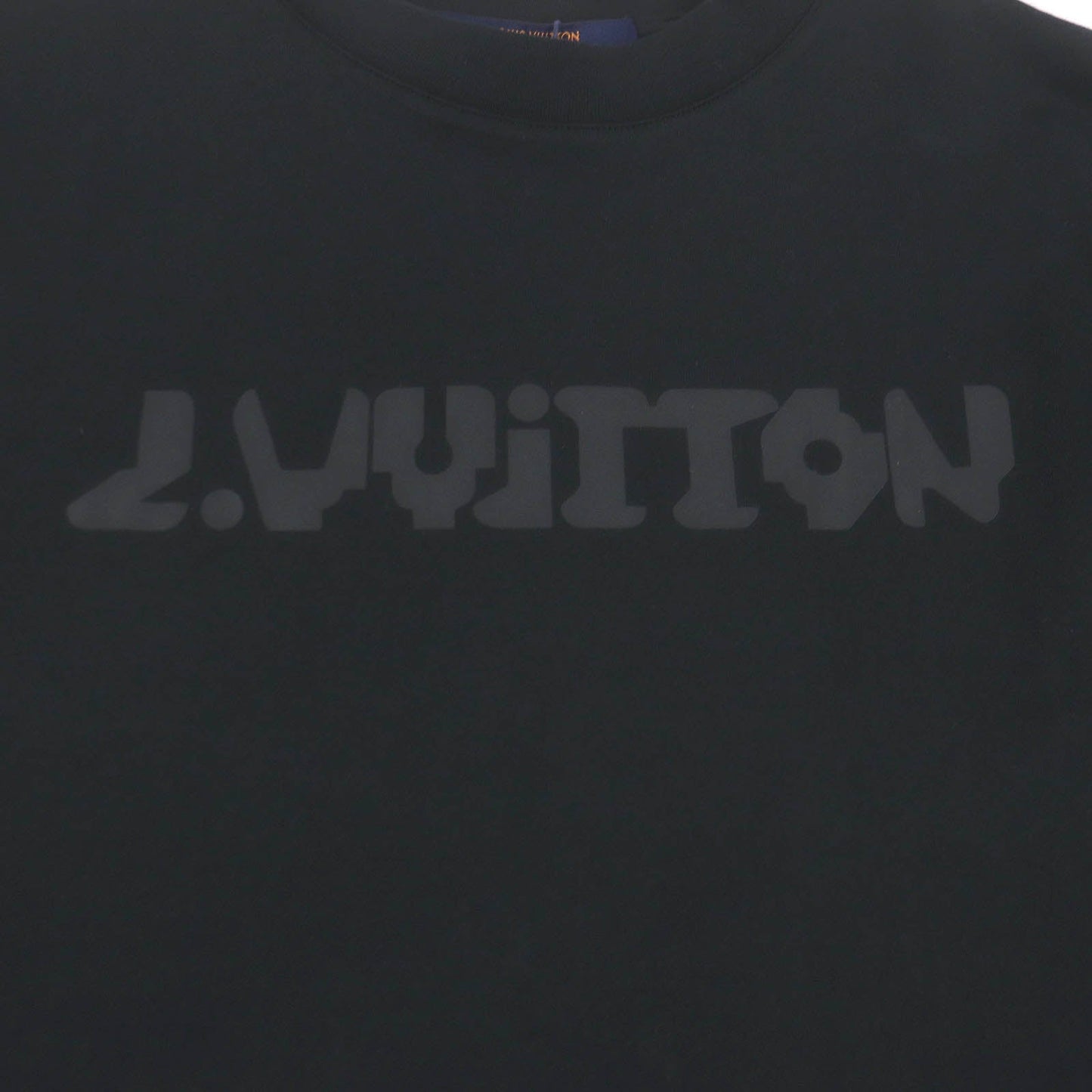 LOUIS VUITTON Short sleeve T-shirt Main: 100% cotton black mens S