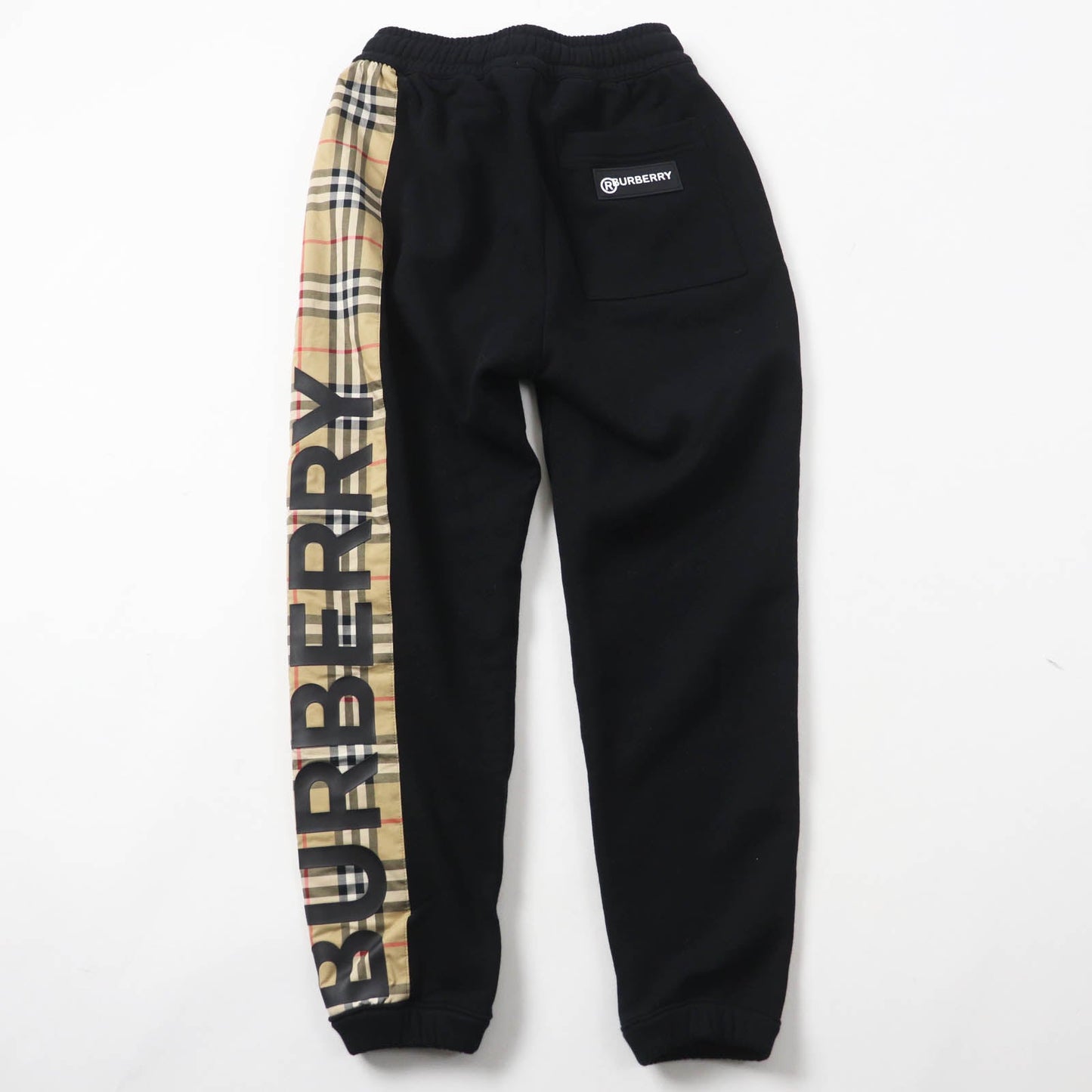 BURBERRY Pants 802451 Main: 100% cotton, some parts: 95% cotton, some parts: 5% elastane Black Beige type Women XXS