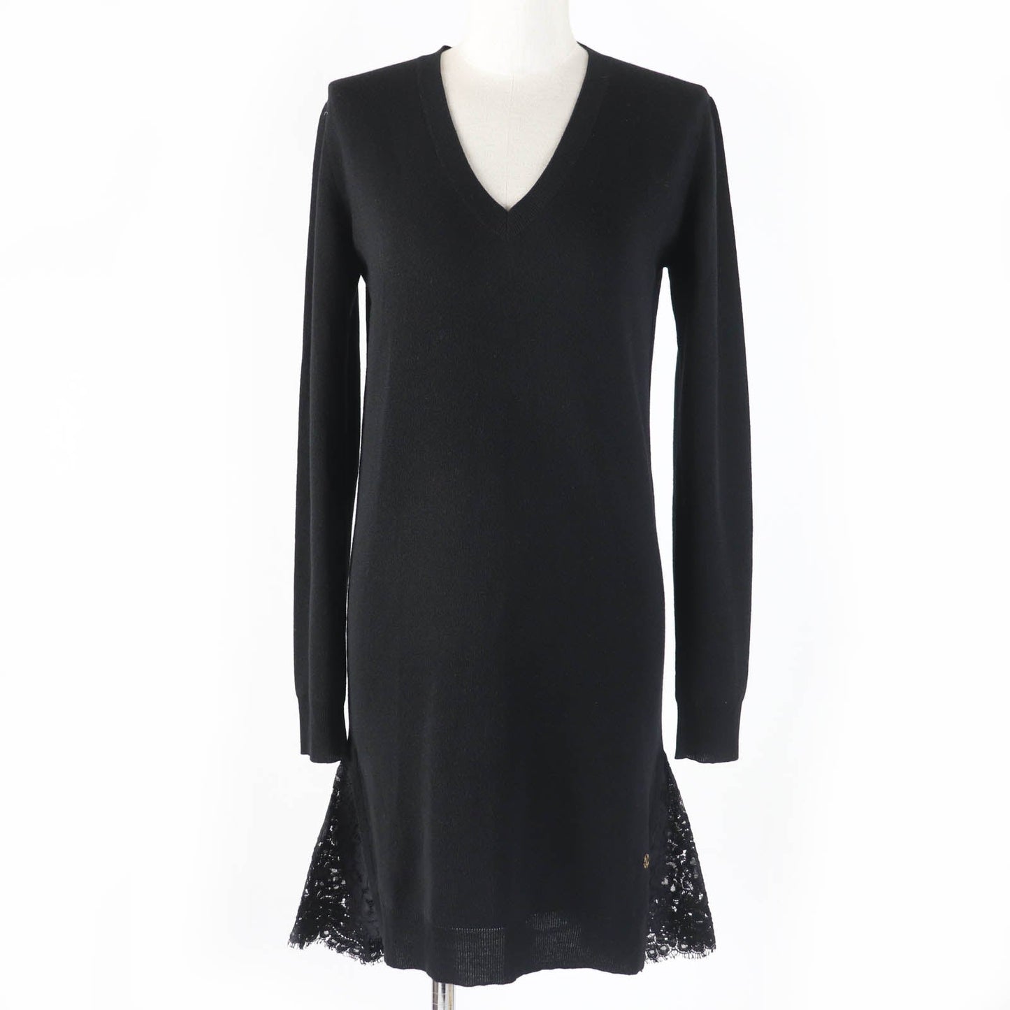 LOUIS VUITTON one piece wool black S