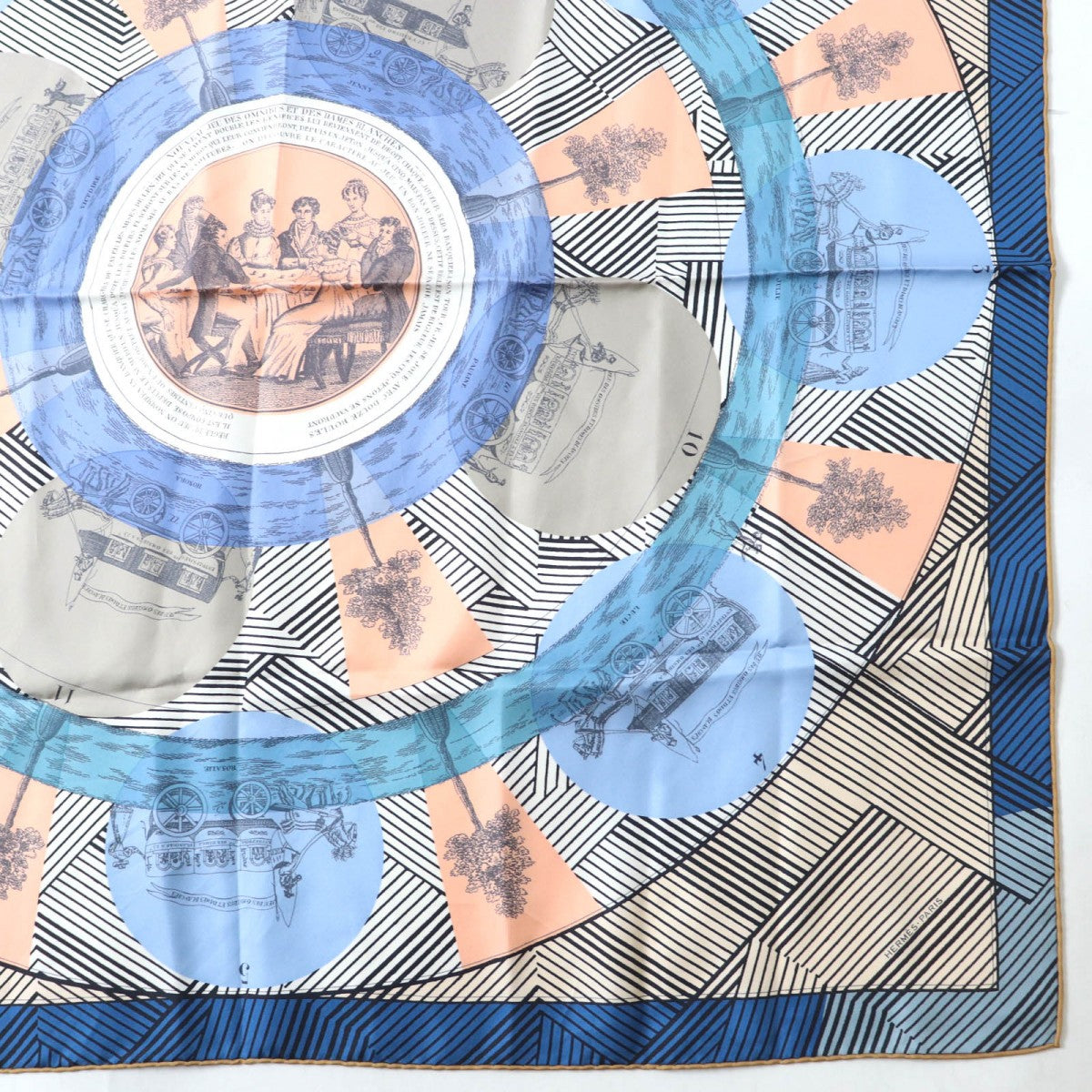 HERMES scarf Main: 100% silk multicolor Carre90 JEU DES OMNIBUS ET DAMES Women