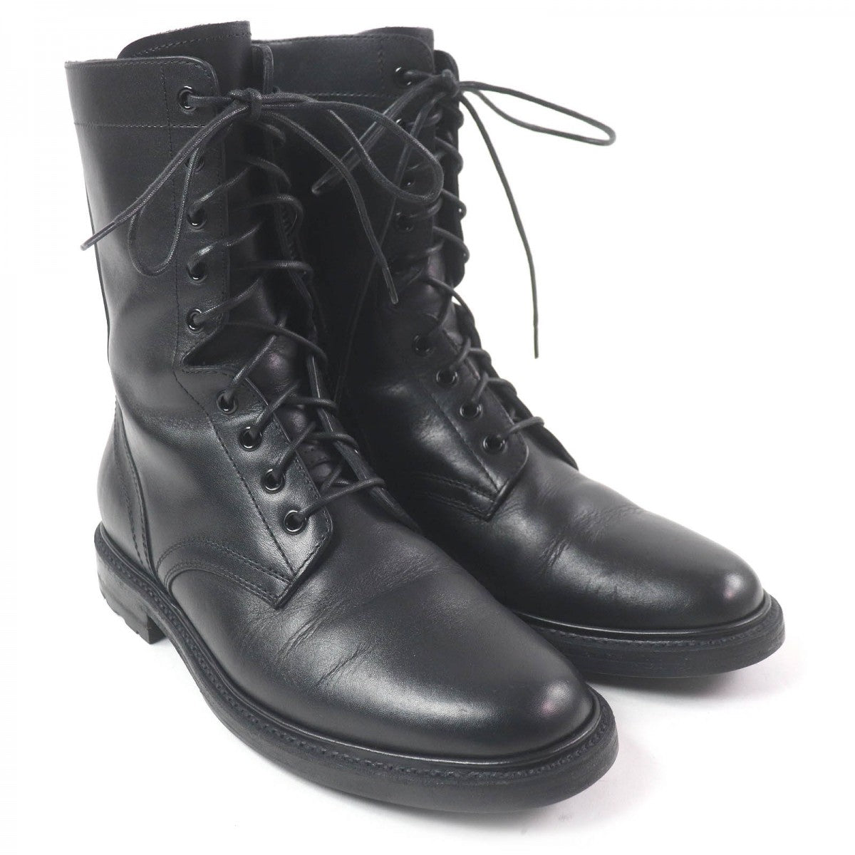 CELINE boots Main: Leather black mens 40