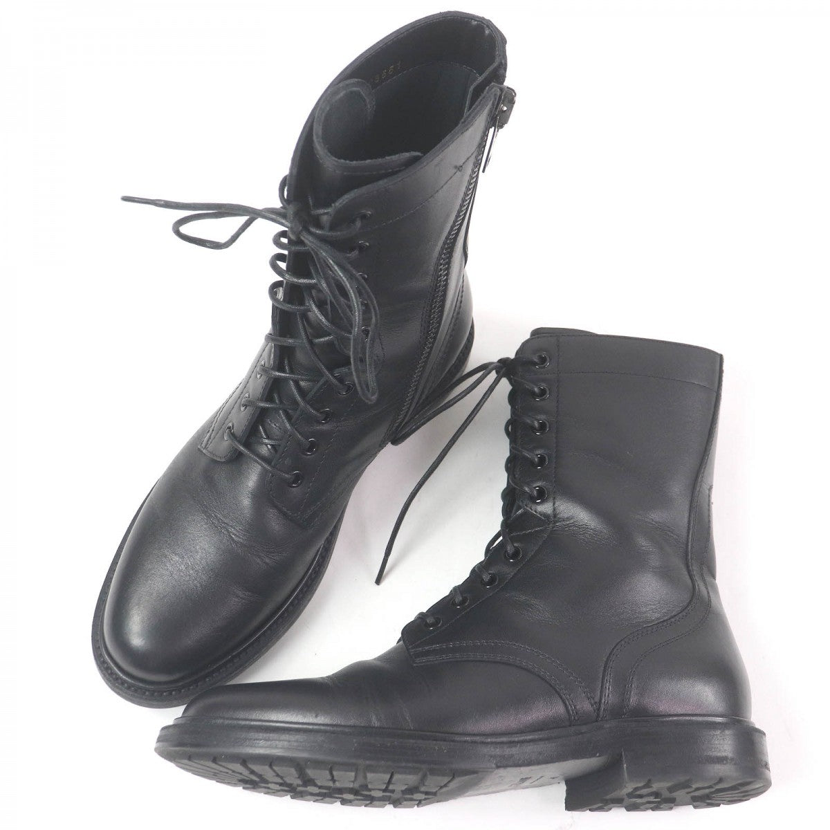 CELINE boots Main: Leather black mens 40