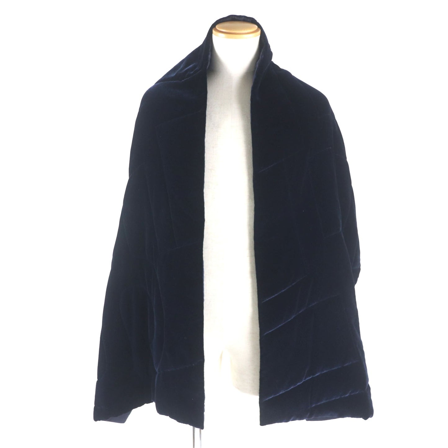 HERMES shawl Main: 100% silk, Filling: 60% silk, Filling: 40% polyester Navy mens