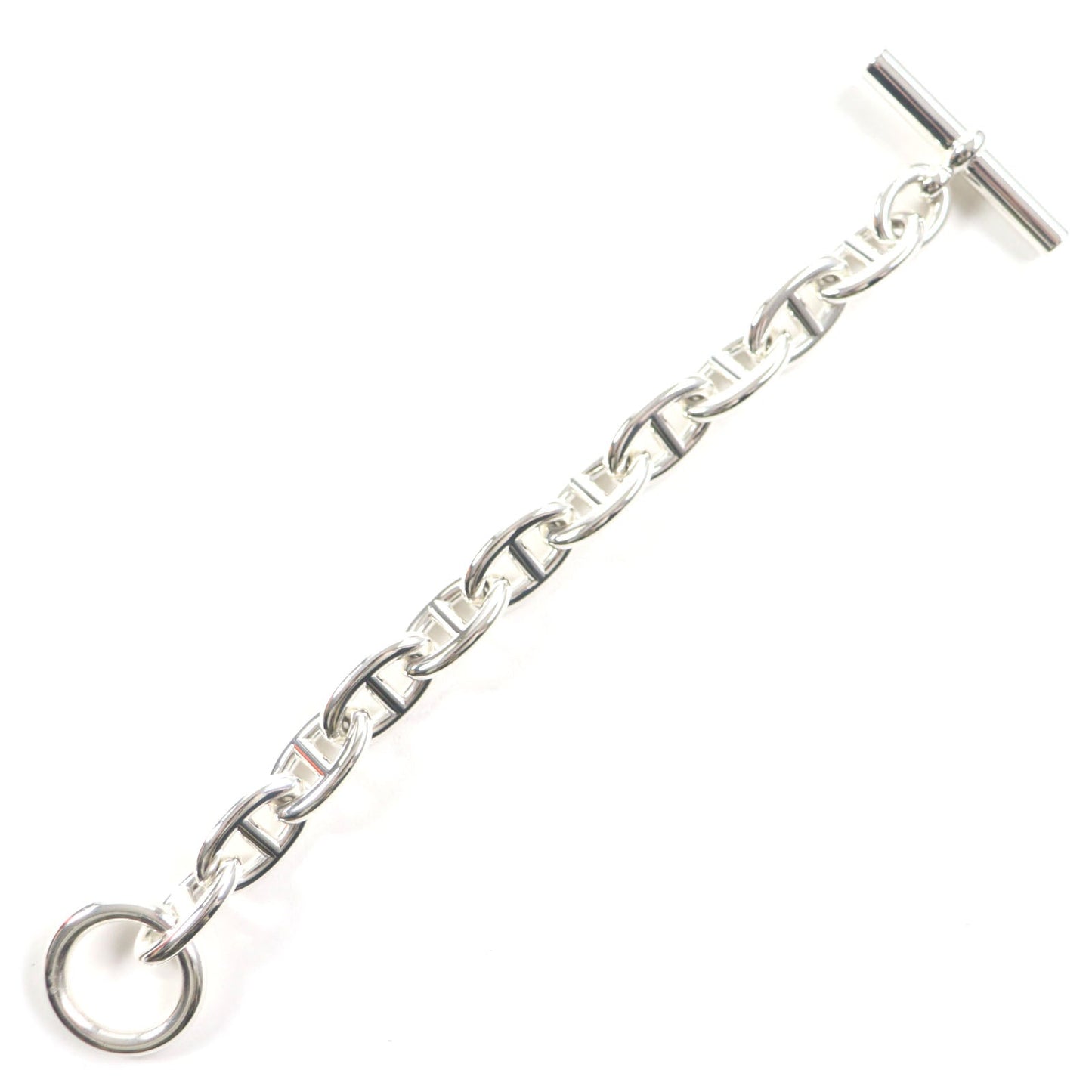 HERMES bracelet 24AG047655 Main�FAG925 Silver Chene DunkleTGM mens