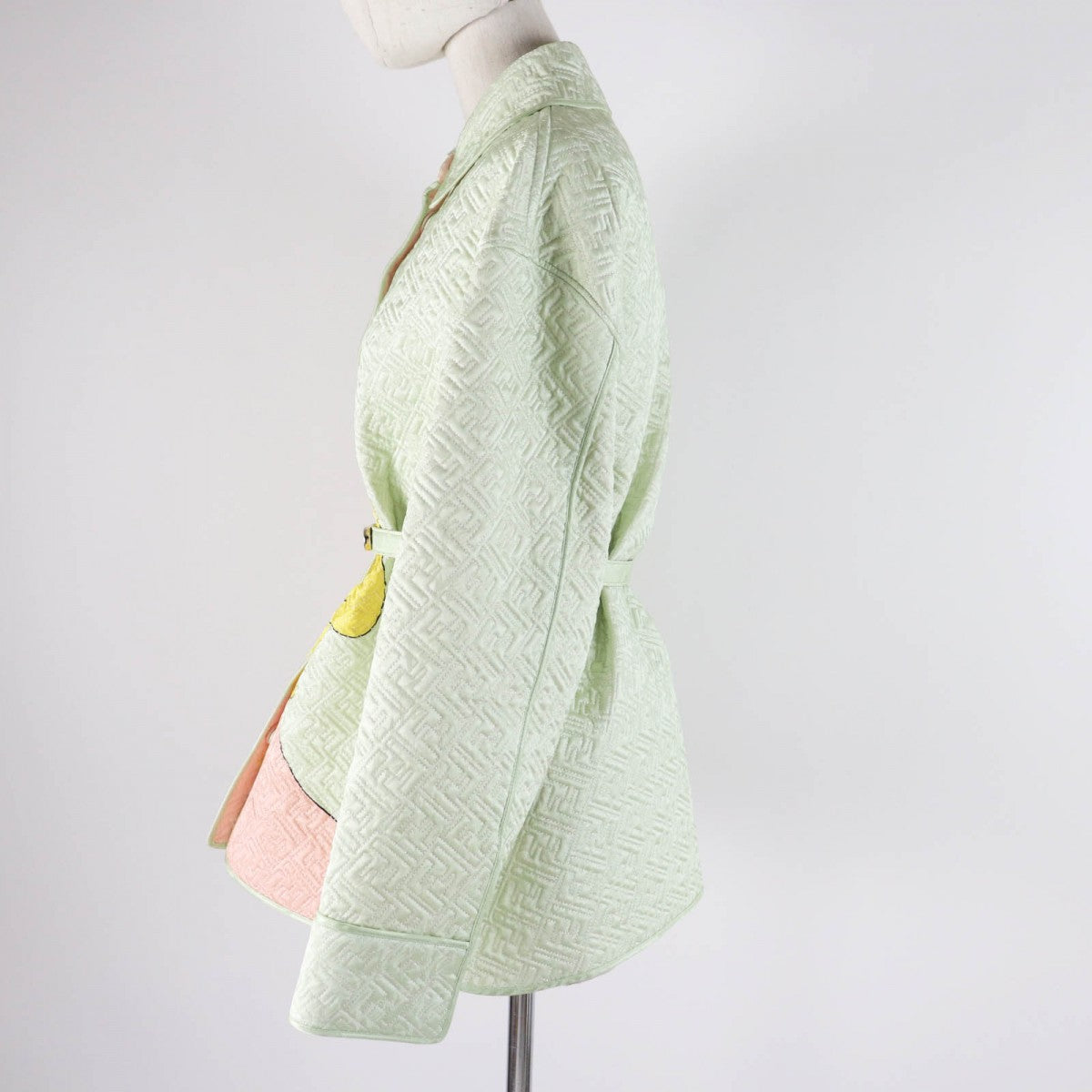 FENDI Jacket FJ7264 Outer: 100% silk, Lining: 100% silk Light green by Kim Jones Hairdo Girls Women 38