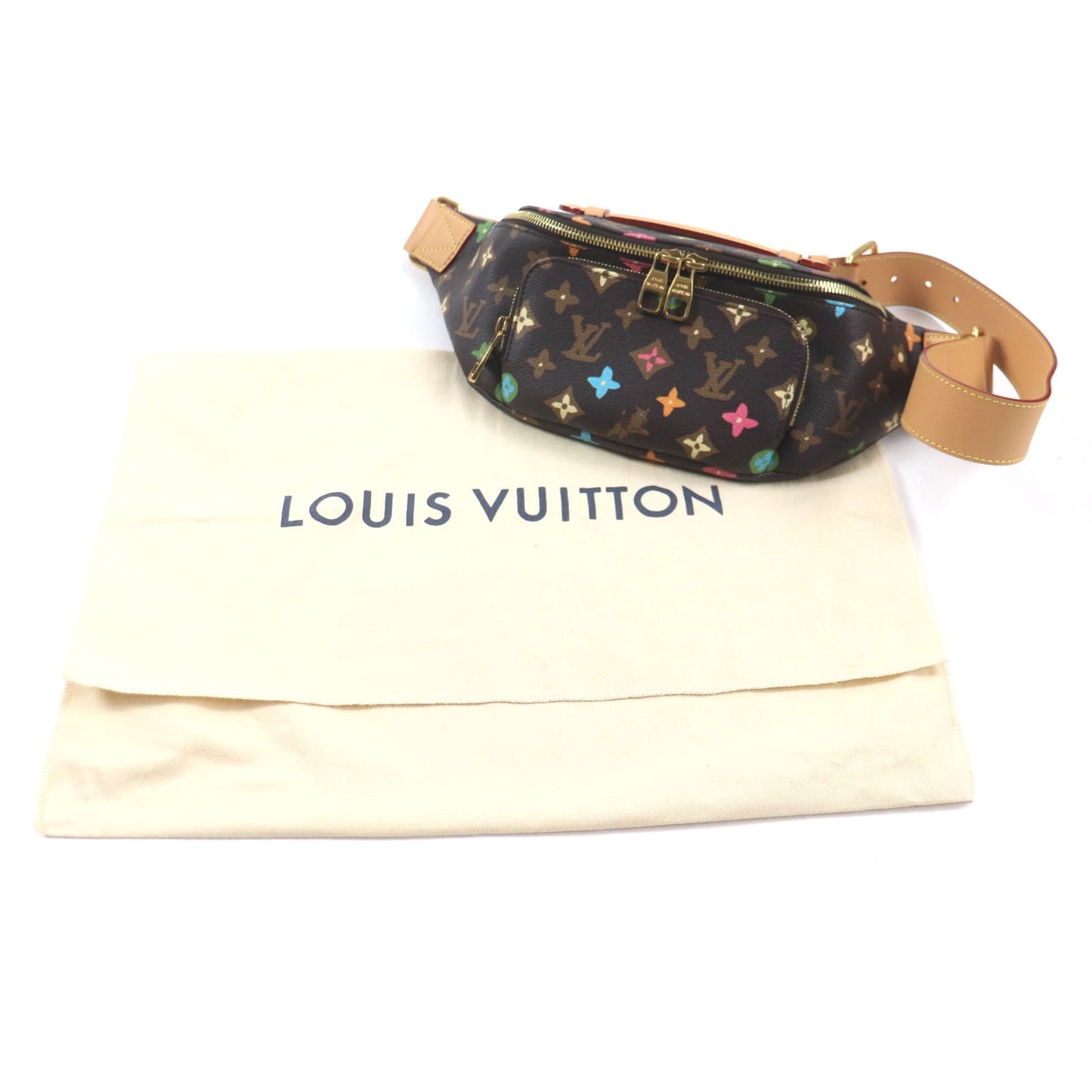 LOUIS VUITTON Sling bag M24858 Monogram Craggy Canvas chocolate Rush Bum Bag