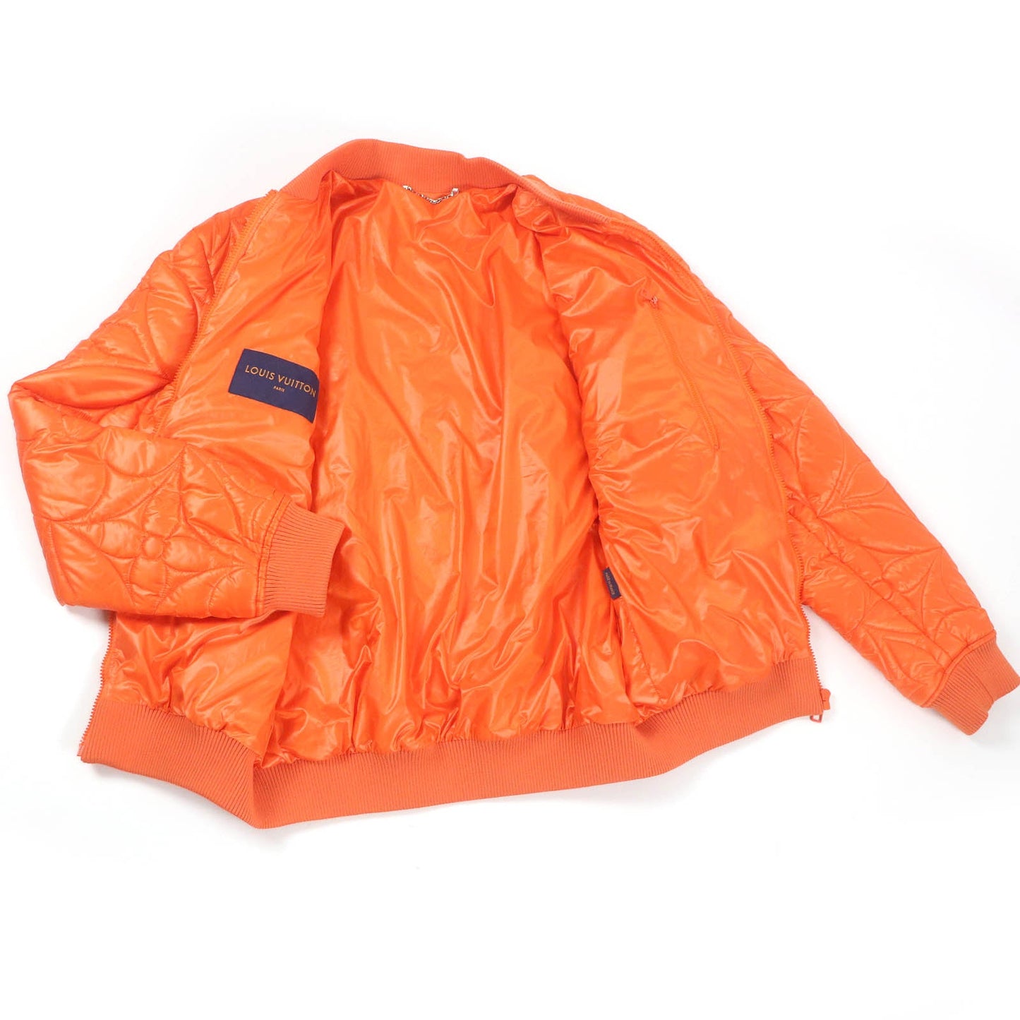 LOUIS VUITTON Blouson Outer: 100% polyester, Lining: 100% cotton, Filling: 100% polyester Orange mens 48