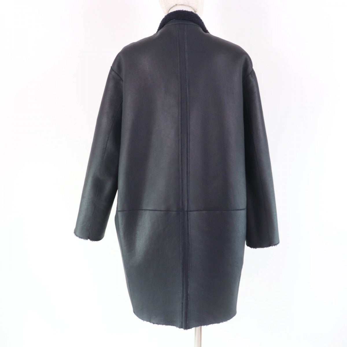 CELINE coat 2 8H34/4238 Main: 100% sheep leather Dark navy Women 38