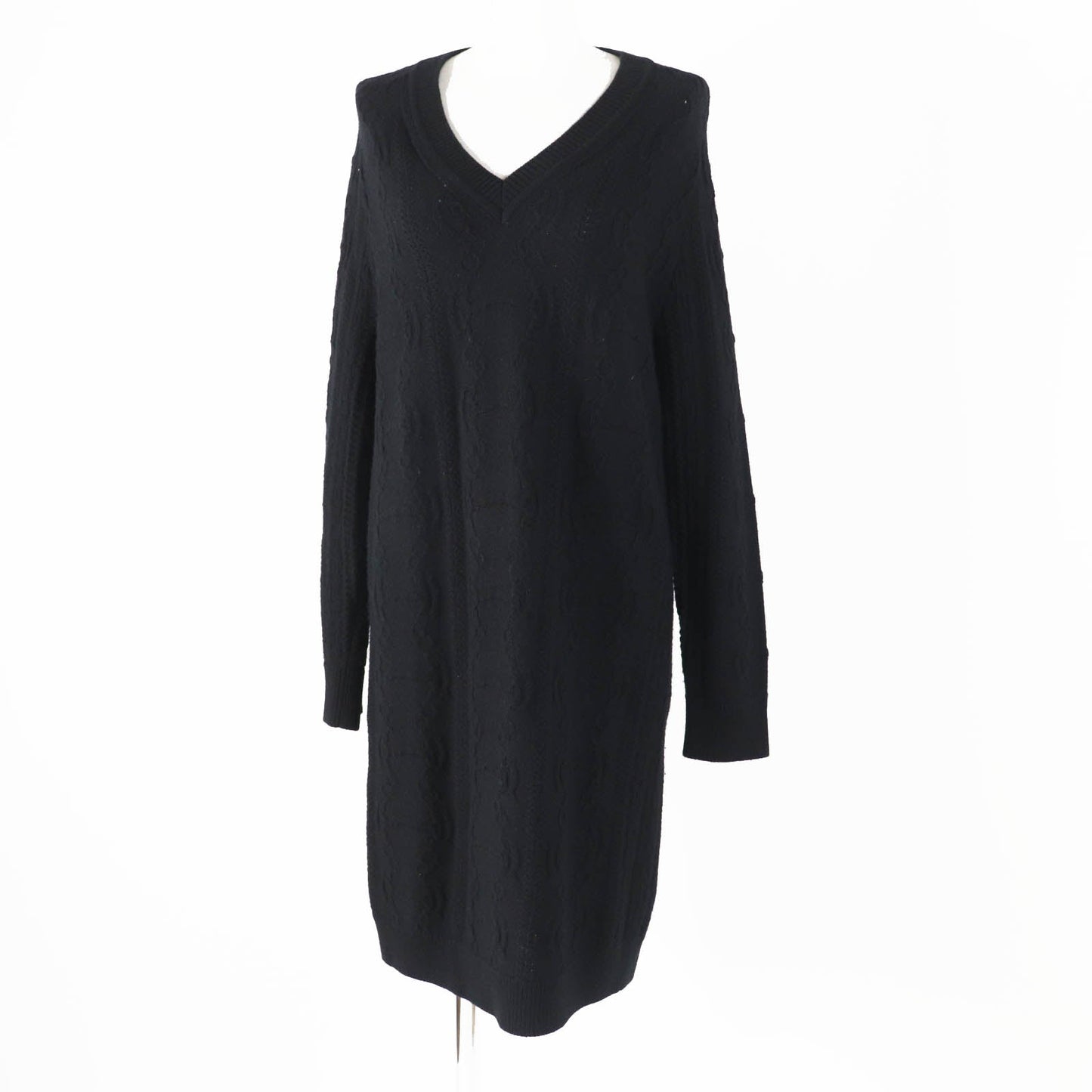 HERMES one piece 2H2509D6 Outer: 80% wool, Outer: 20% cashmere, Part: 74% wool, Part: 19% cashmere, Part: 5% nylon black Women 34