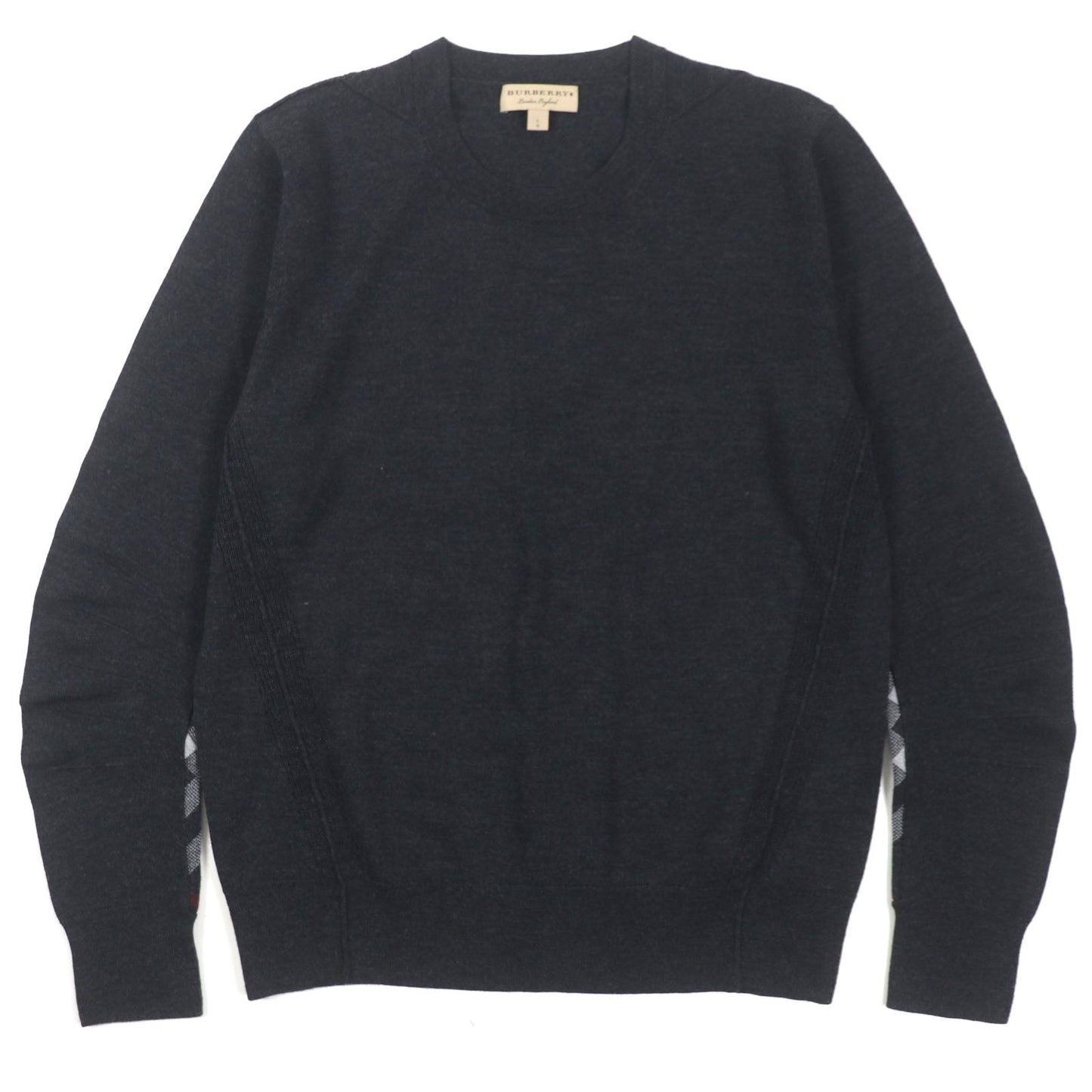 BURBERRY sweater 4061739 Main: 100% wool Dark gray mens L